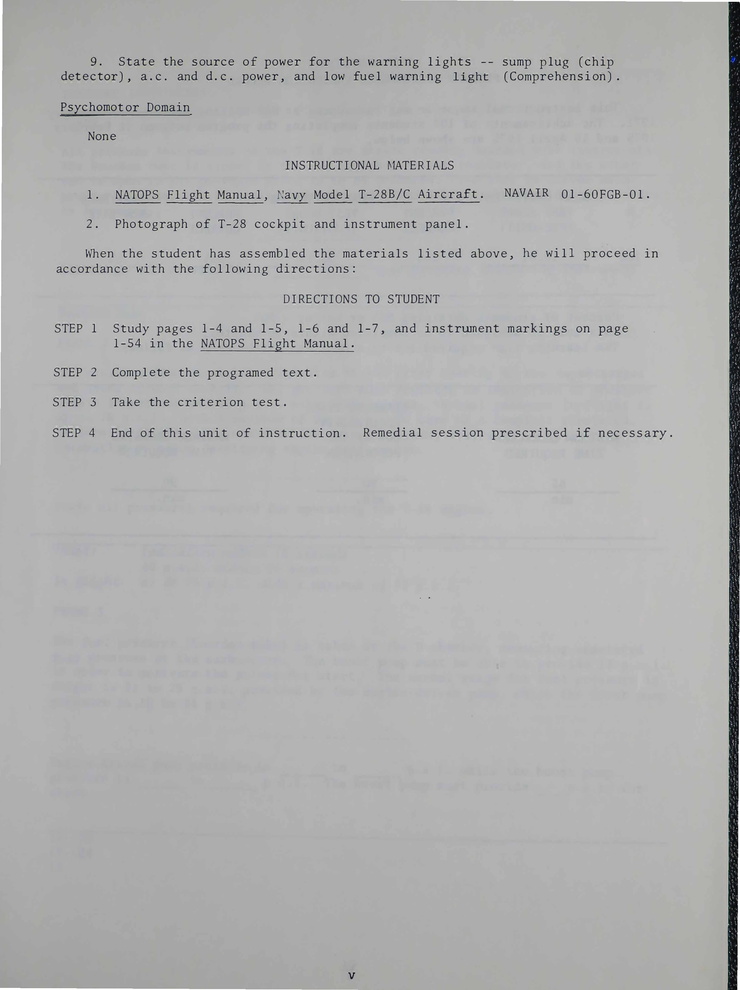 Sample page 5 from AirCorps Library document: Instruments