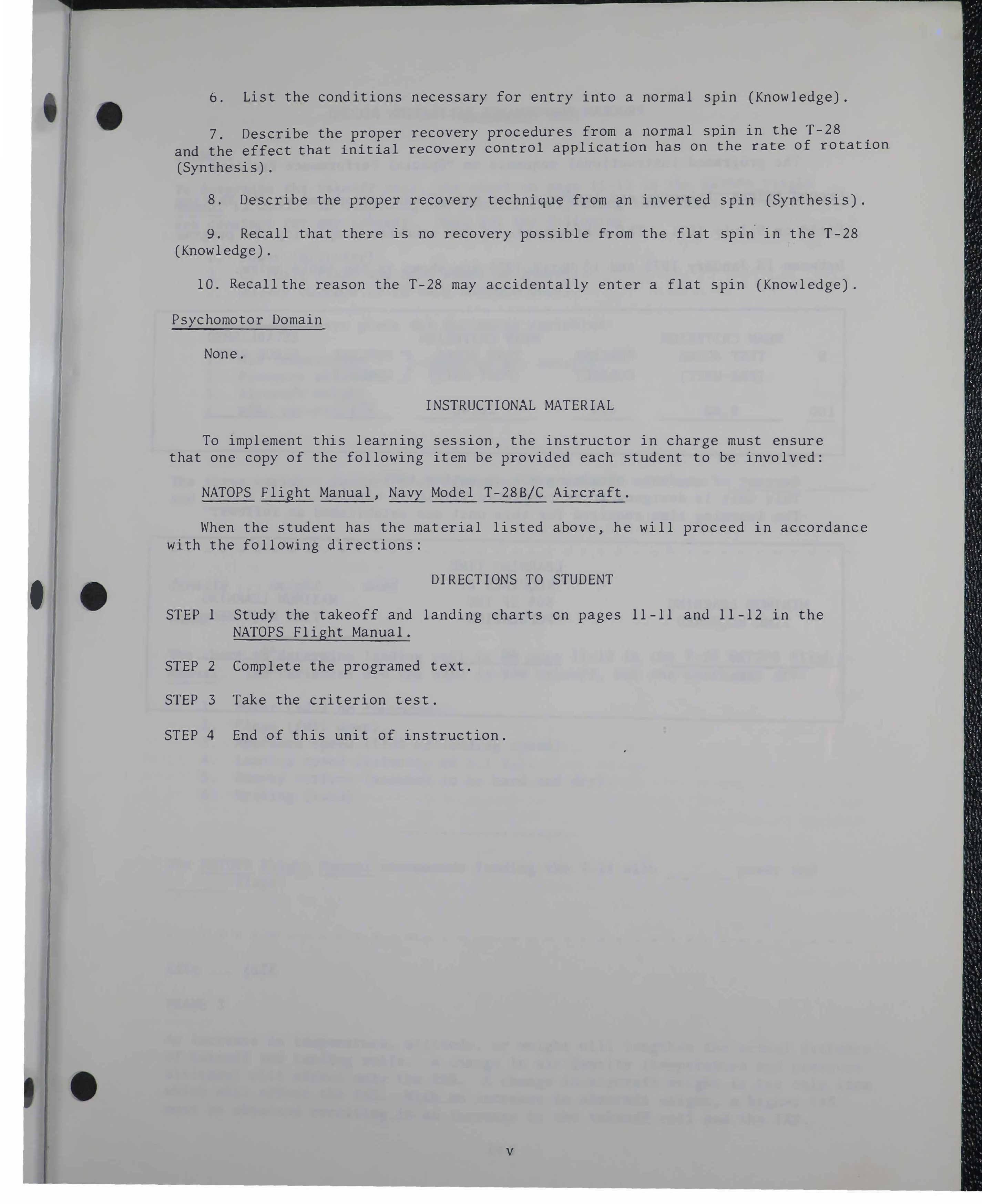 Sample page 5 from AirCorps Library document: Special Performance Problems - Ground Effect, Takeoffs, Landings, and Spins