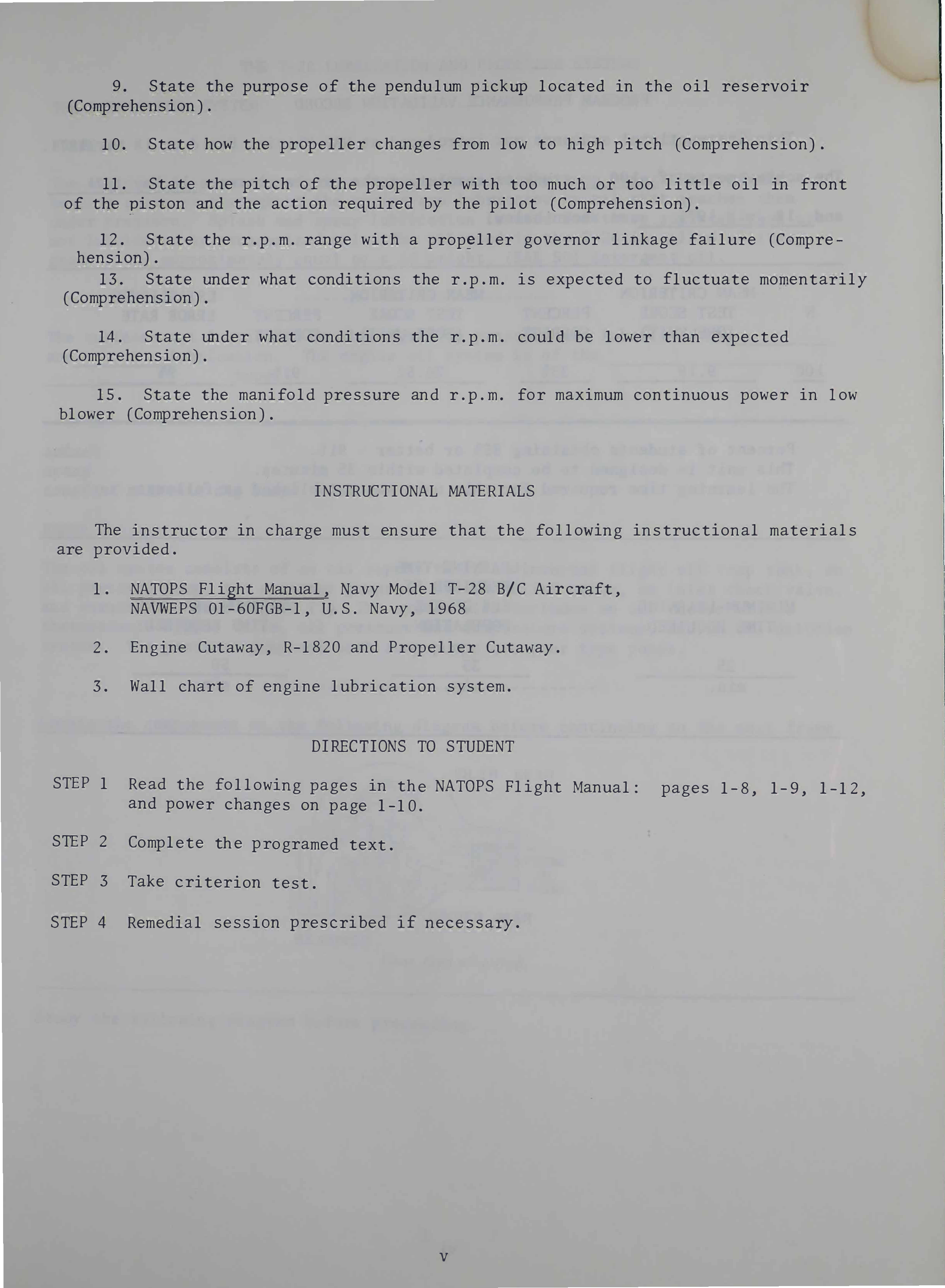 Sample page 5 from AirCorps Library document: Lubrication and Propeller Systems