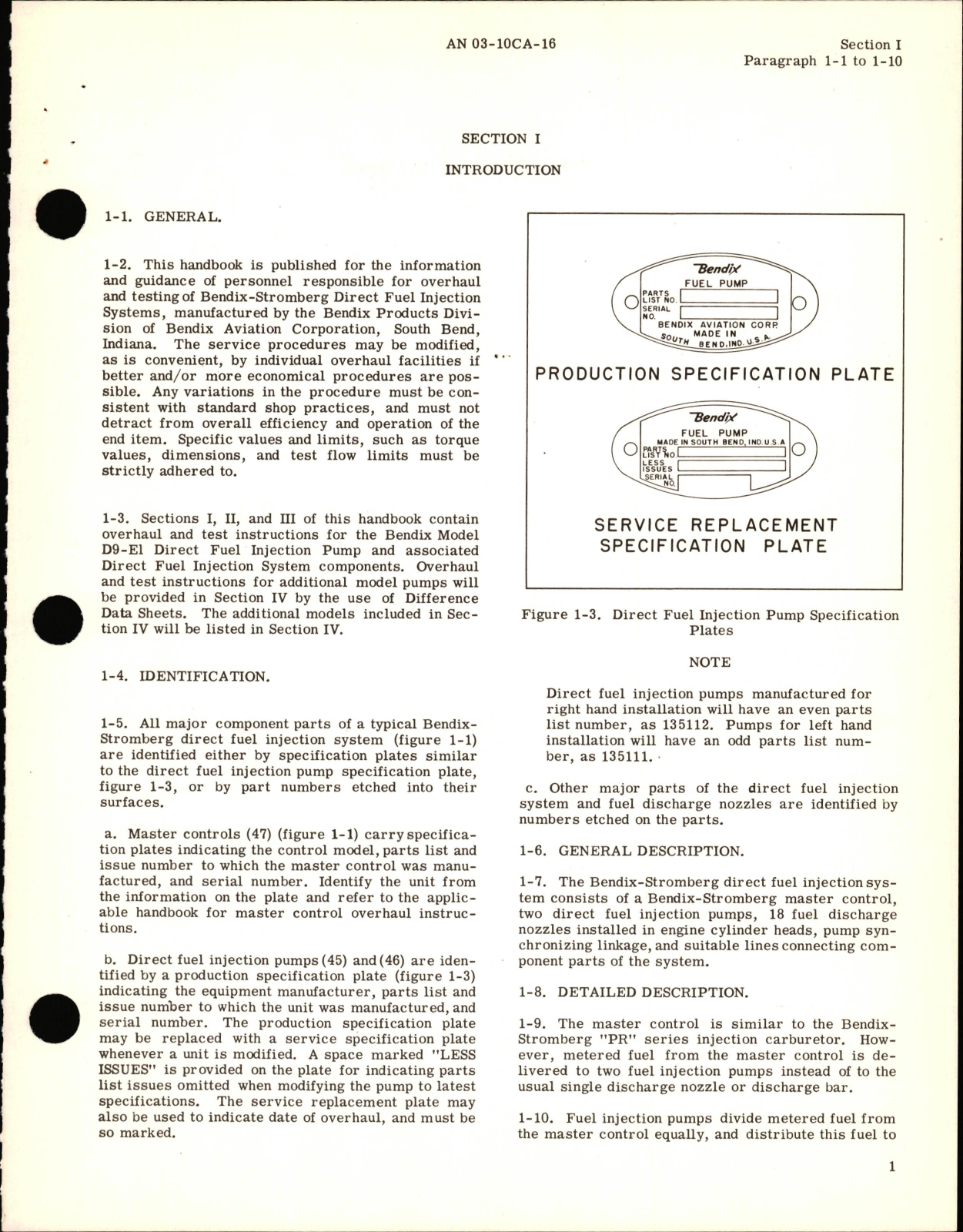 Sample page 7 from AirCorps Library document: Overhaul Instructions for Direct Fuel Injection Systems