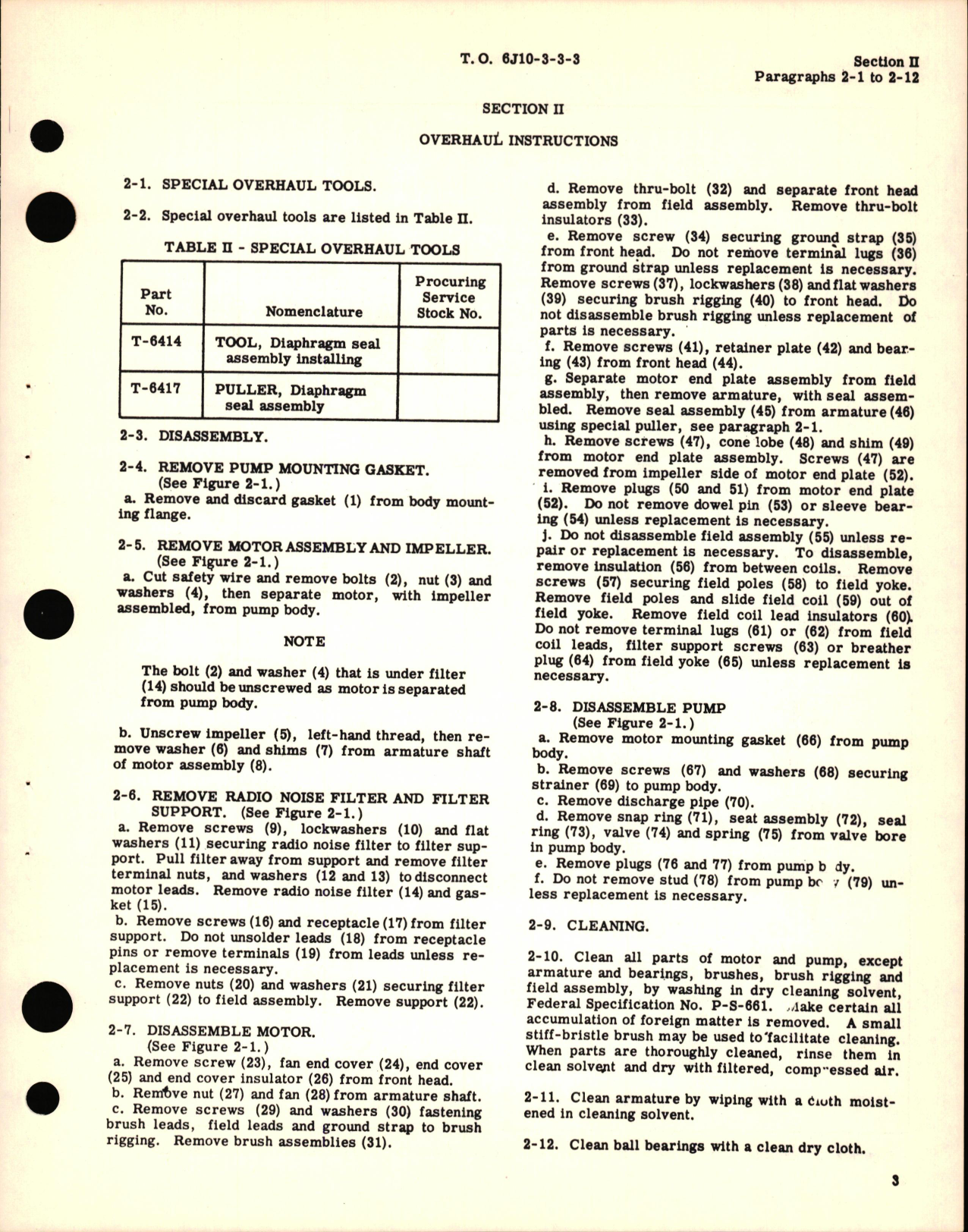 Sample page 7 from AirCorps Library document: Overhaul Instructions for Motor-Driven Fuel Booster Pump Model 121812 Series