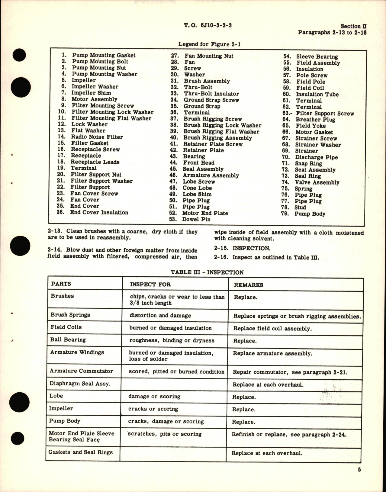 Sample page 9 from AirCorps Library document: Overhaul Instructions for Motor-Driven Fuel Booster Pump Model 121812 Series
