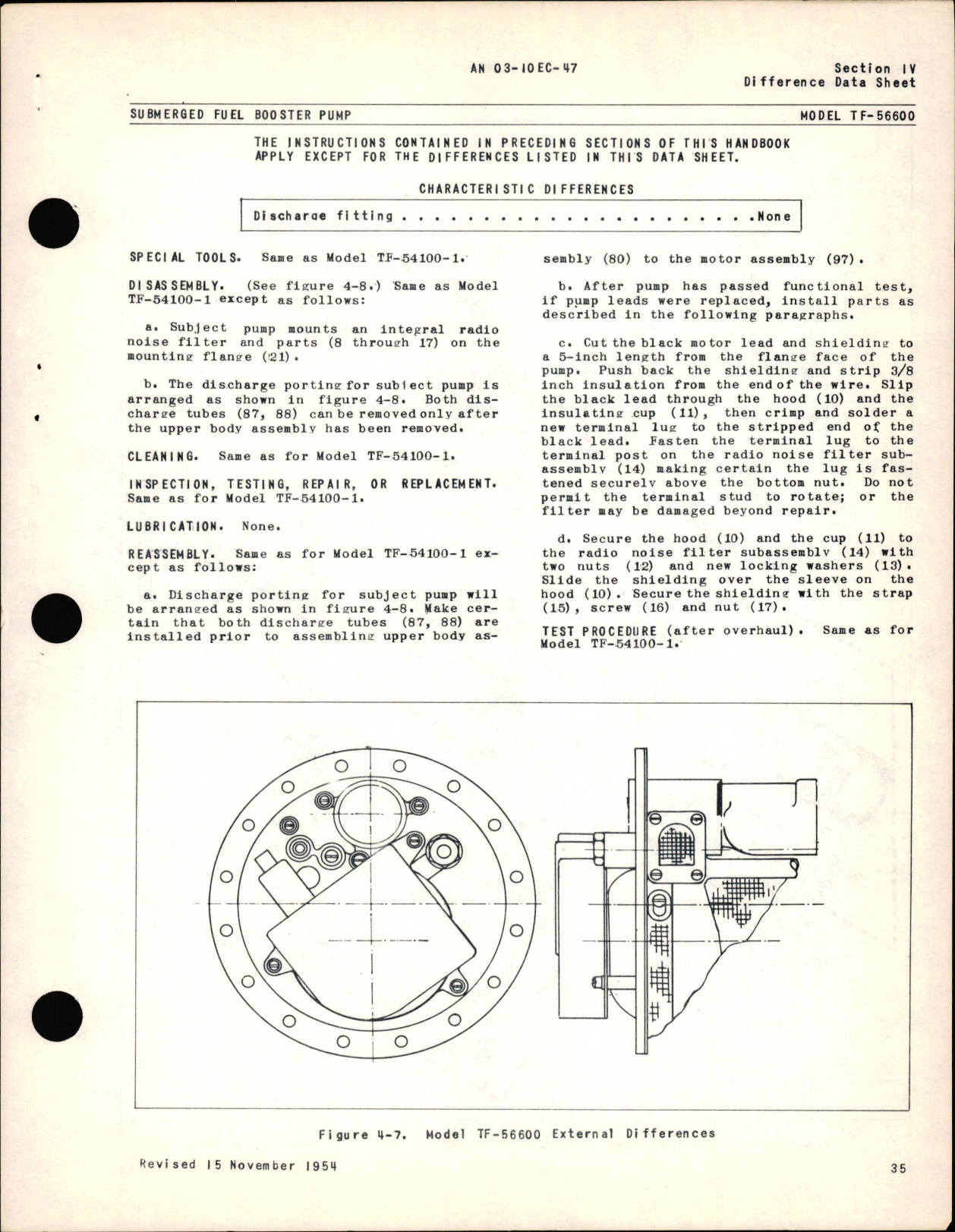 Sample page 5 from AirCorps Library document: Overhaul Instructions for Double Ended Submerged Fuel Booster Pumps 