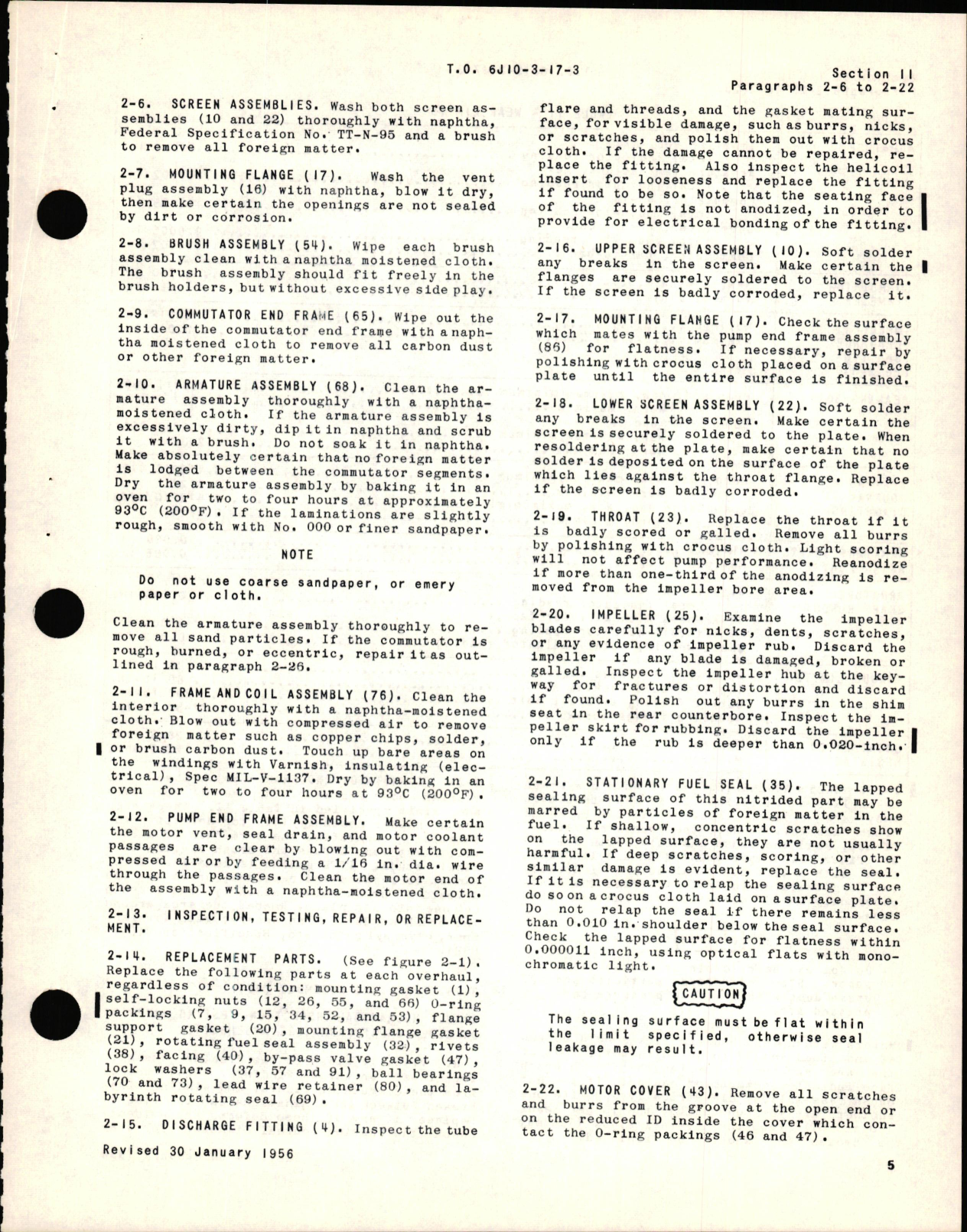 Sample page 7 from AirCorps Library document: Illustrated Parts Breakdown for Submerged Fuel Booster Pumps TF-54900-1