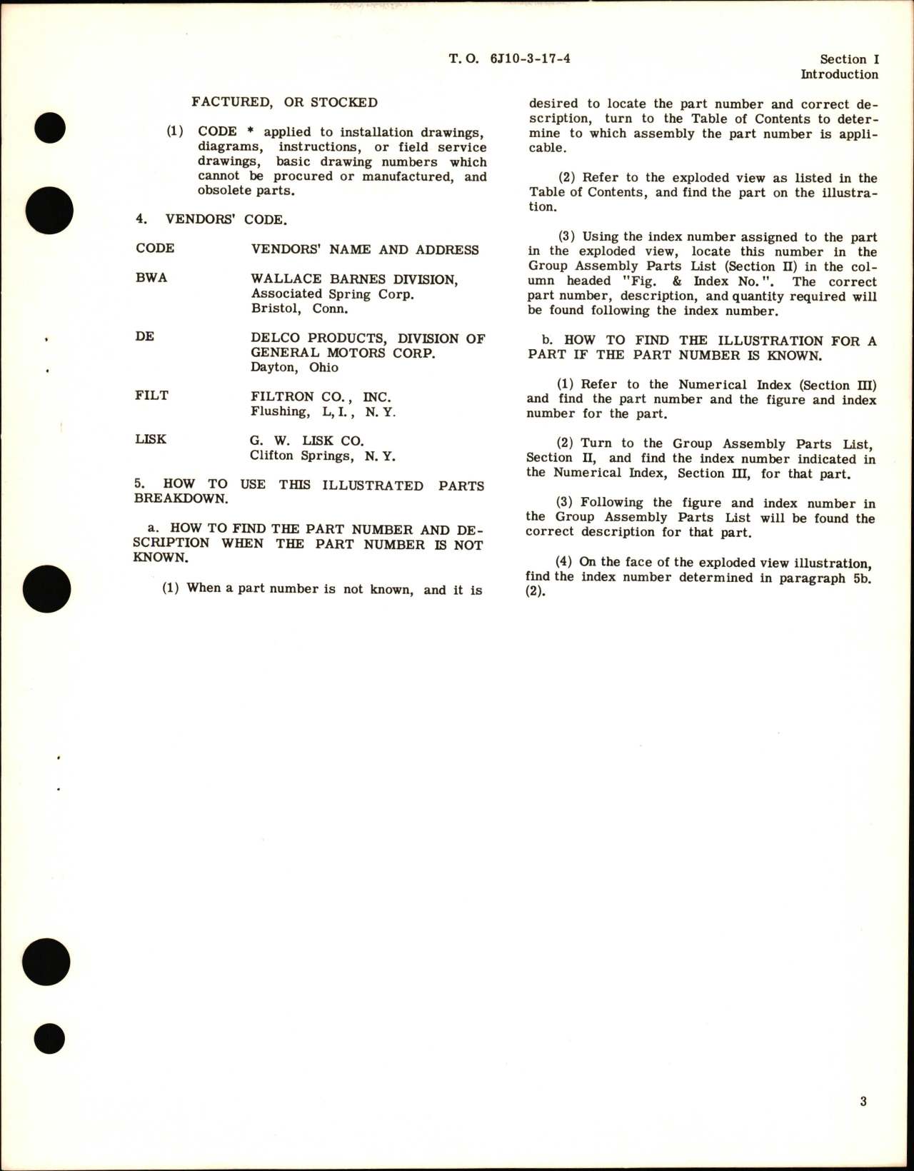 Sample page 5 from AirCorps Library document: Illustrated Parts Breakdown for Submerged Fuel Booster Pumps TF-54900-1 & TF-54900-2