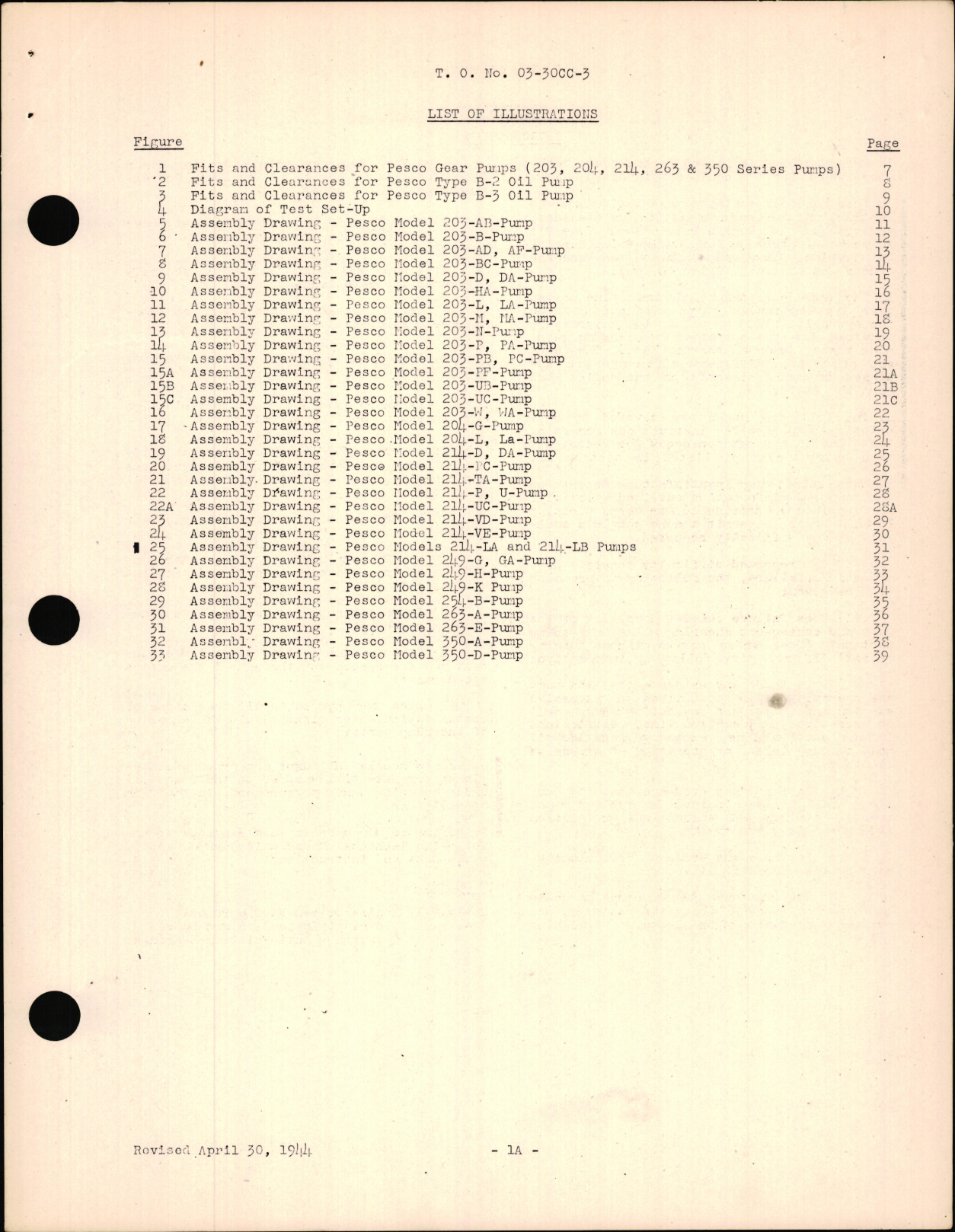 Sample page 5 from AirCorps Library document: Instructions with Parts Catalog for Hydraulic Pumps  Engine-Driven Gear Type