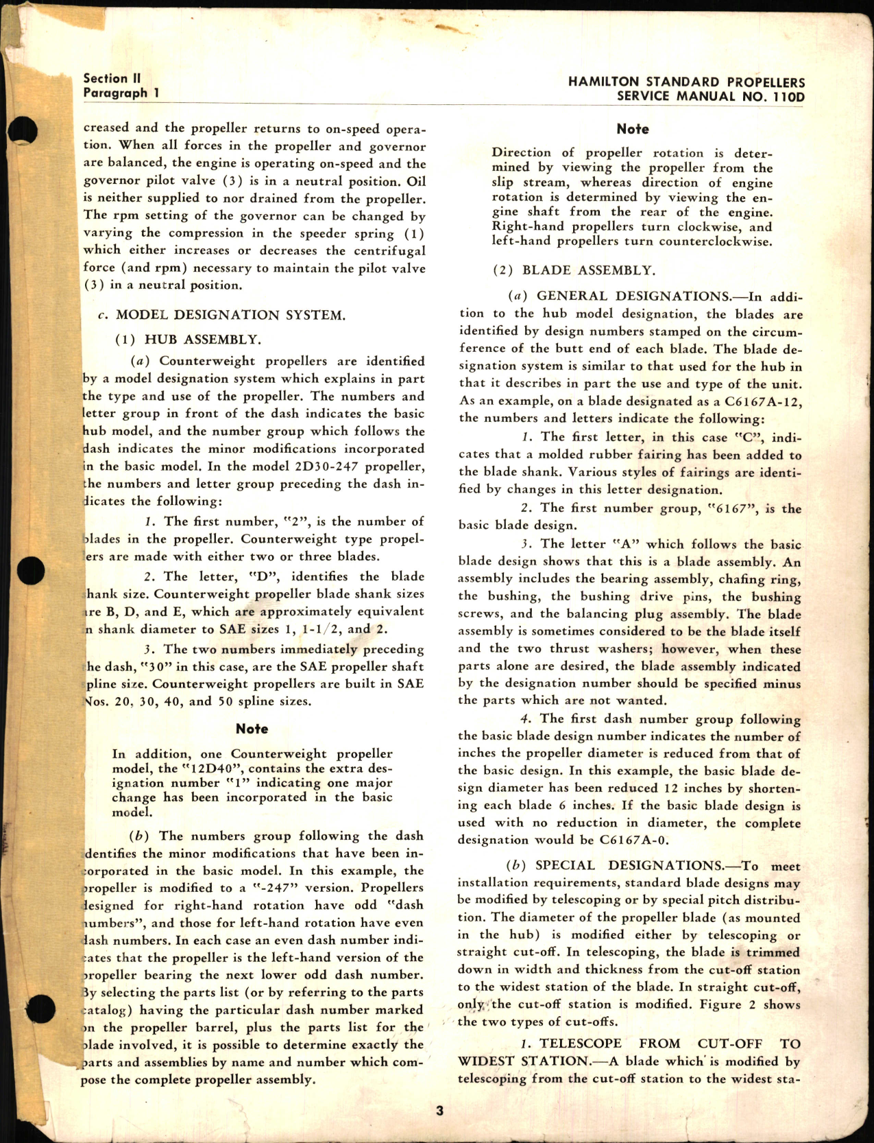 Sample page 6 from AirCorps Library document: Service Manual for Hamilton Standard Propellers