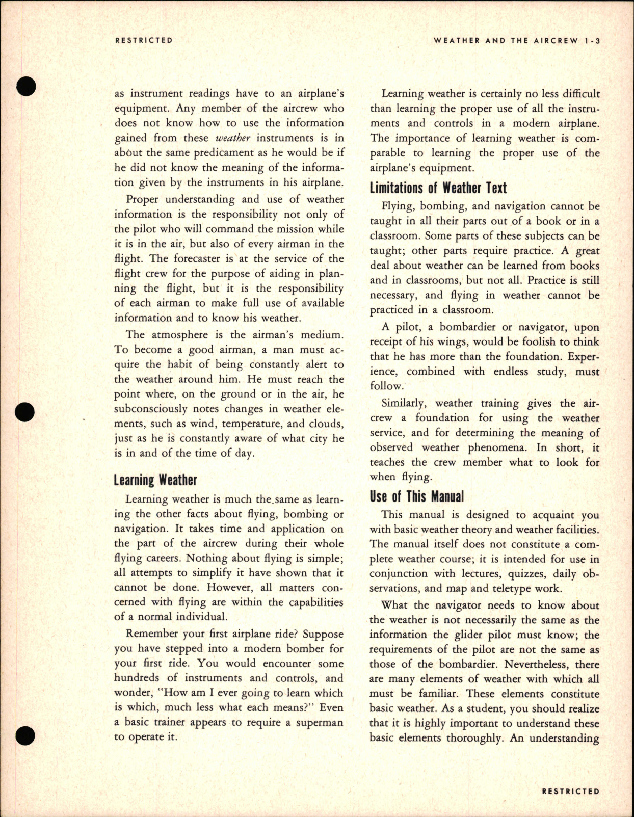 Sample page 7 from AirCorps Library document: Weather for Aircrew Trainees