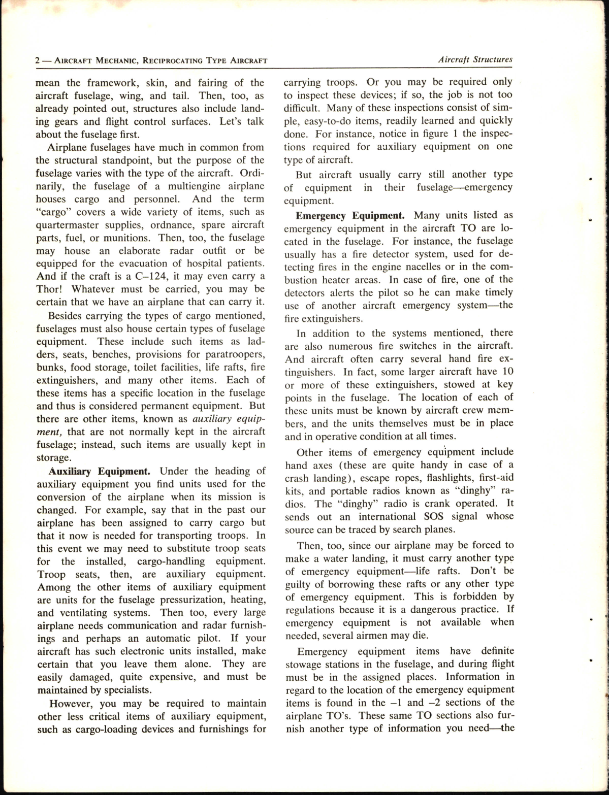 Sample page 6 from AirCorps Library document: Aircraft Mechanic, Reciprocating Type Aircraft
