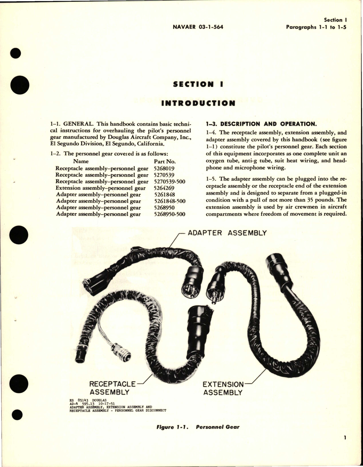 Sample page 5 from AirCorps Library document: Overhaul Instructions for Personnel Gear
