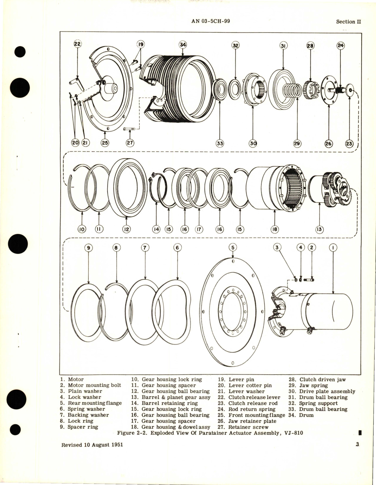 Sample page 5 from AirCorps Library document: Overhaul Instructions for Paratainer Actuator - Part VJ-810