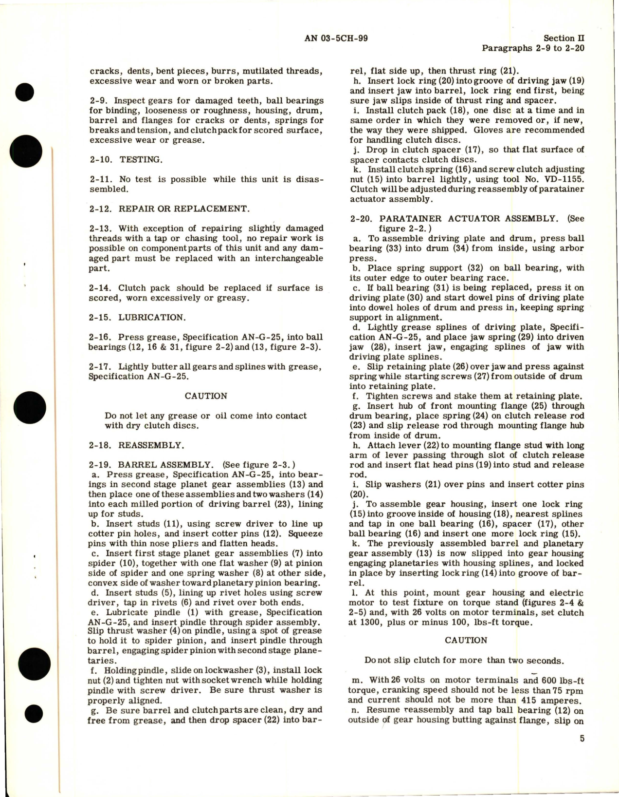 Sample page 7 from AirCorps Library document: Overhaul Instructions for Paratainer Actuator - Part VJ-810