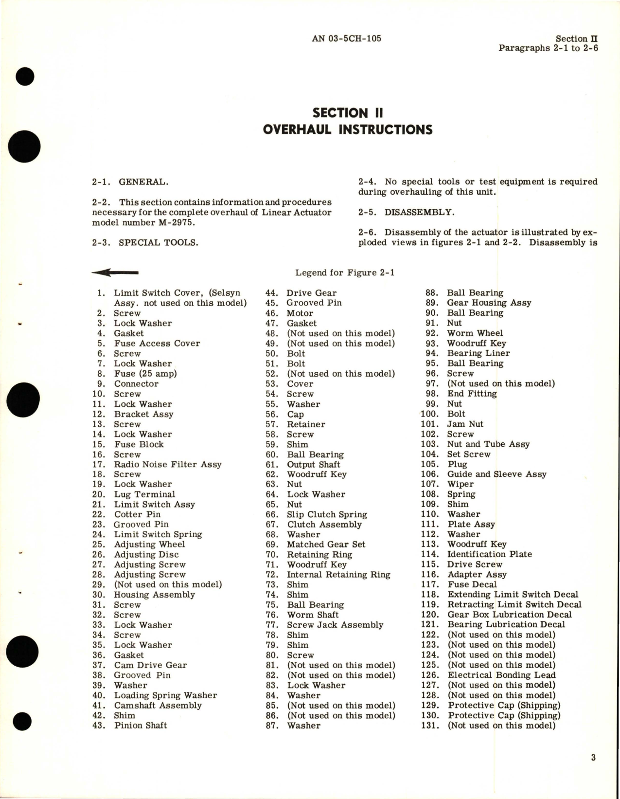 Sample page 7 from AirCorps Library document: Overhaul Instructions for Linear Actuator - Model M-2975, M-2975M2, M-2975M3, M-2975M4, M-2975M5, and M-2975M6