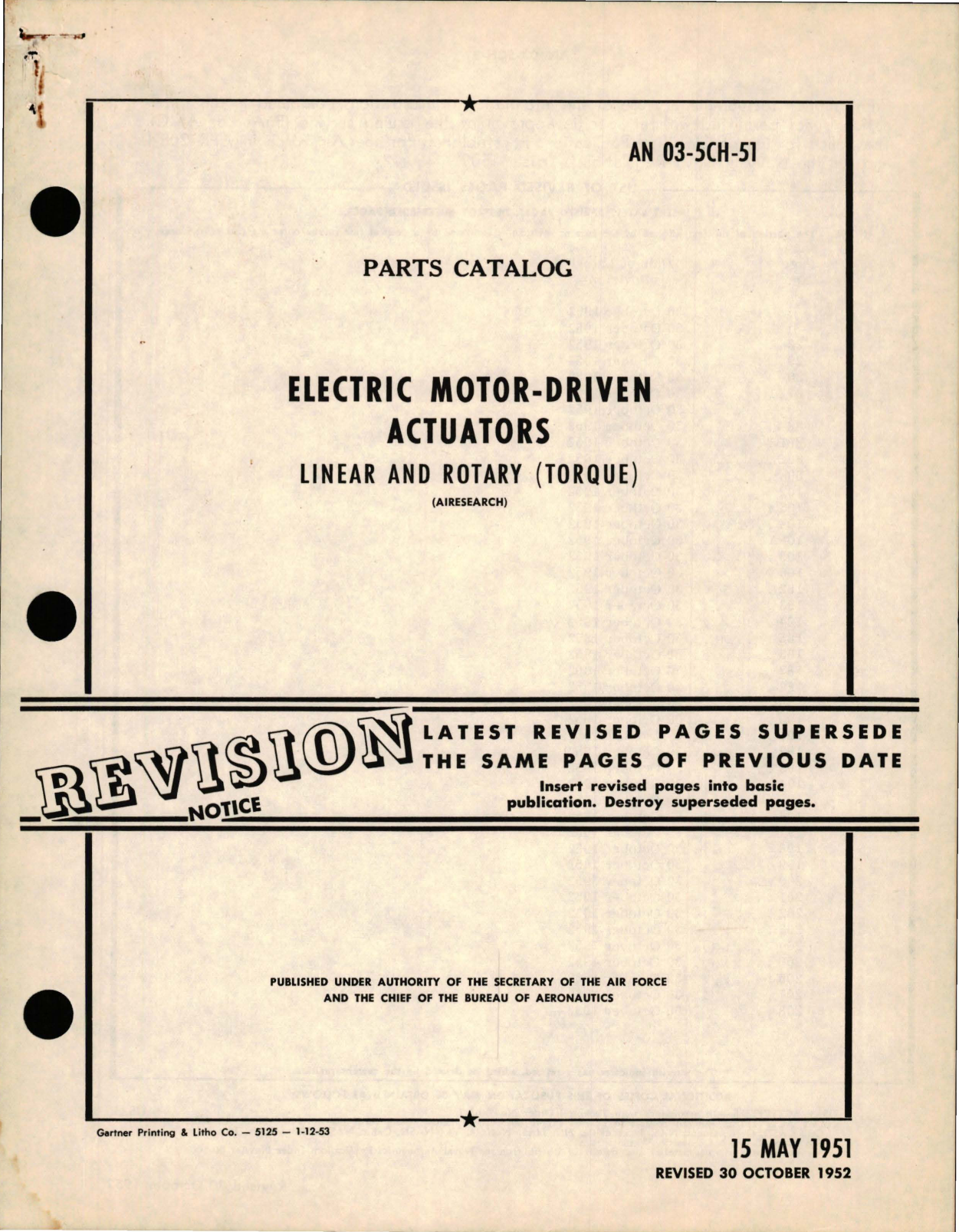 Sample page 1 from AirCorps Library document: Electric Motor Driven Actuators - Linear & Rotary Torque