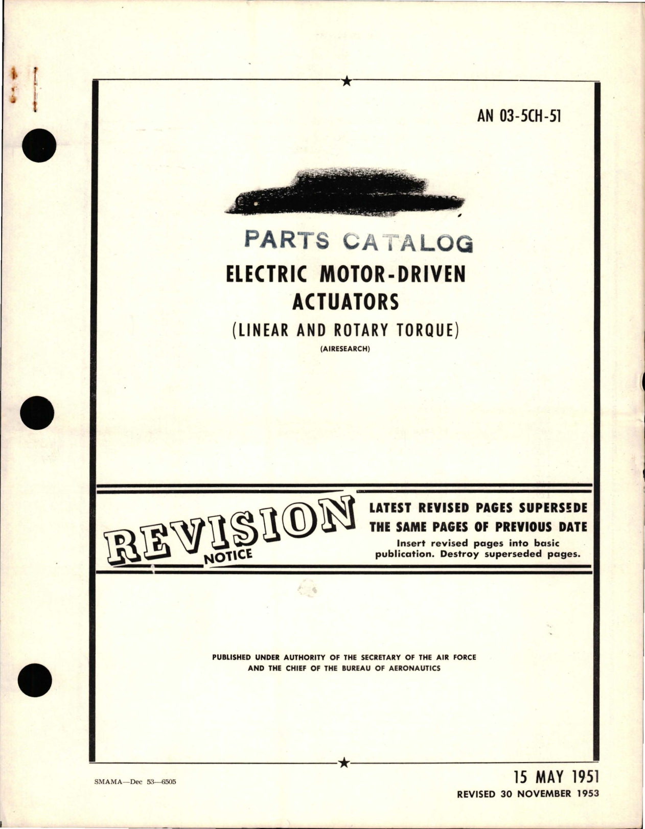 Sample page 1 from AirCorps Library document: Electric Motor-Driven Actuators Linear and Rotary Torque