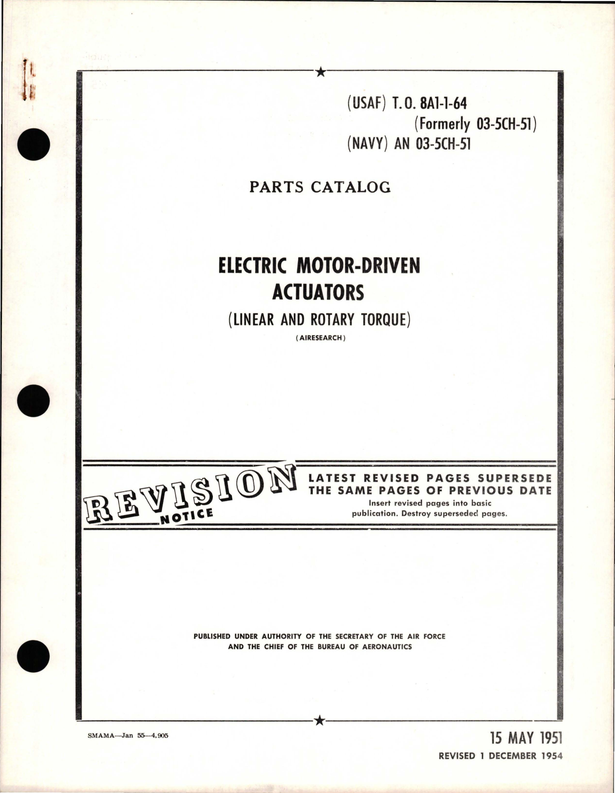 Sample page 1 from AirCorps Library document: Electric Motor-Driven Actuators Linear and Rotary Torque