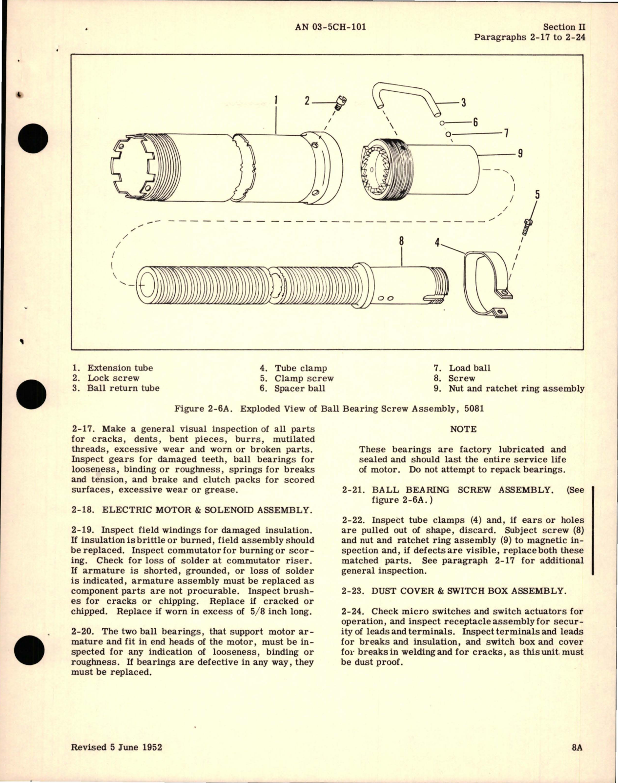 Sample page 7 from AirCorps Library document: Parts Catalog for Main Landing Gear Actuator - Part VJ-550