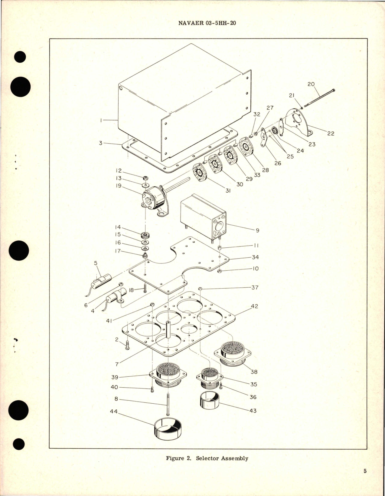 Sample page 5 from AirCorps Library document: Overhaul Instructions with Parts Breakdown for Selector Assembly Type II - Class B - Part D-9305-001