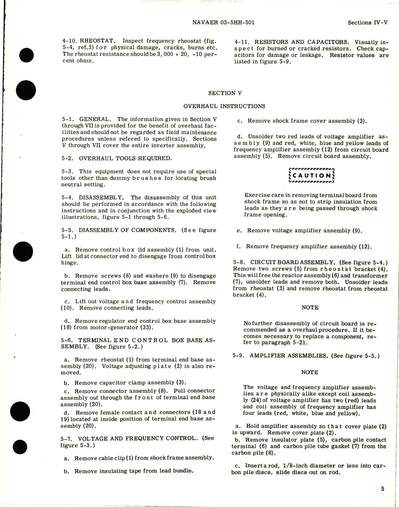 Sample page 9 from AirCorps Library document: Overhaul Instructions for Inverter - Part SE-16-2 and SE-16-3