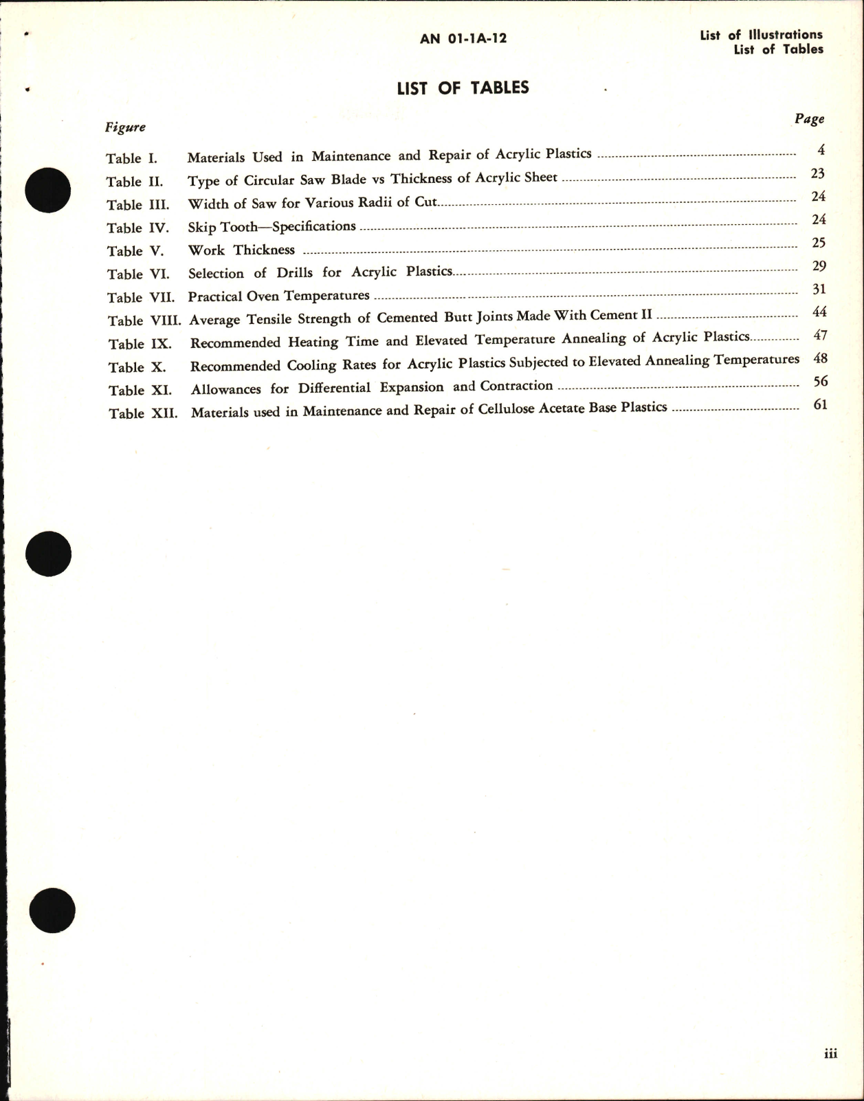 Sample page 5 from AirCorps Library document: Fabrication, Maintenance, and Repair of Transparent Plastics