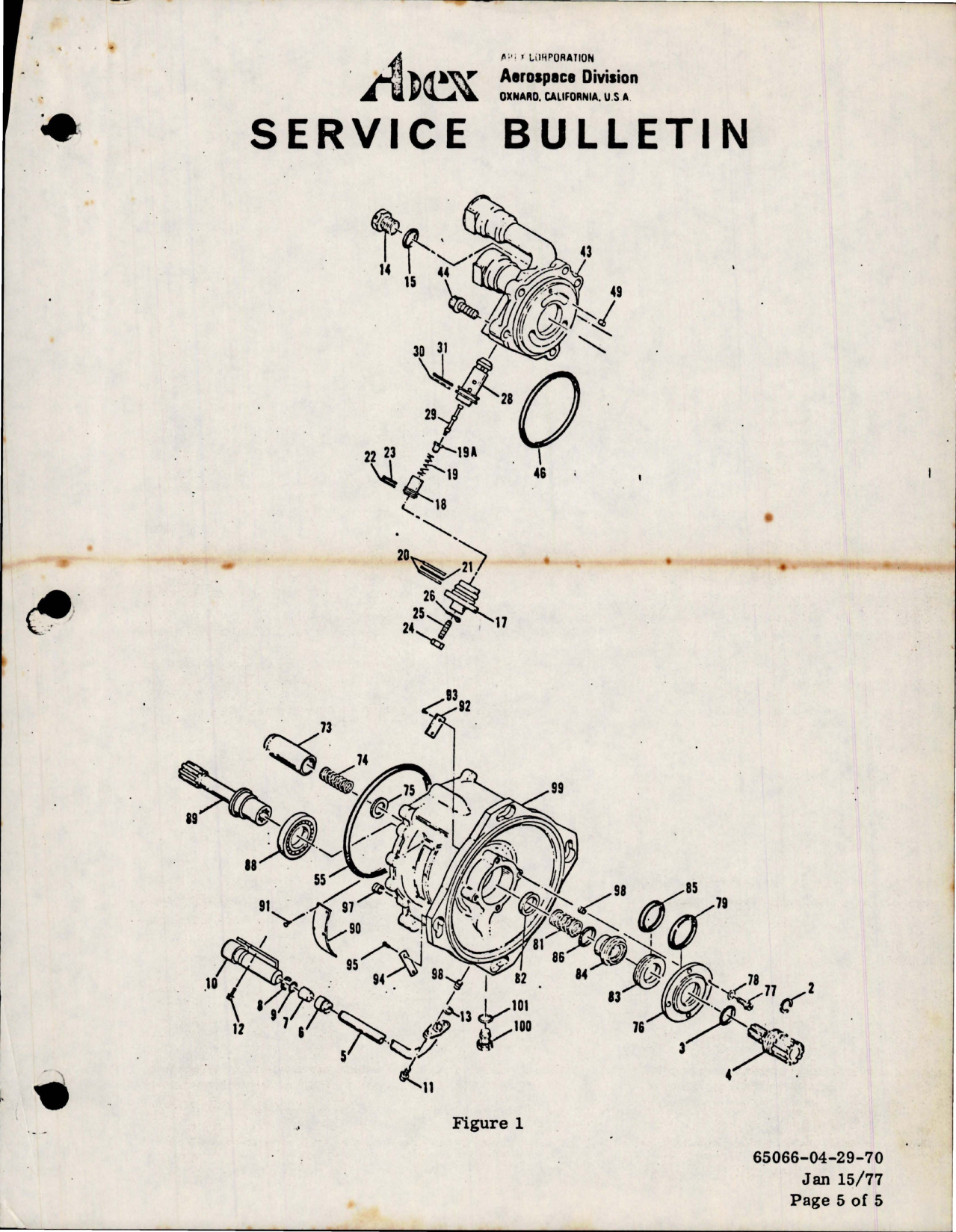 Sample page 5 from AirCorps Library document: Hydraulic Power Engine Driven Pump Configuration Modification - Model AP15V-14-04 - Part 65066-04