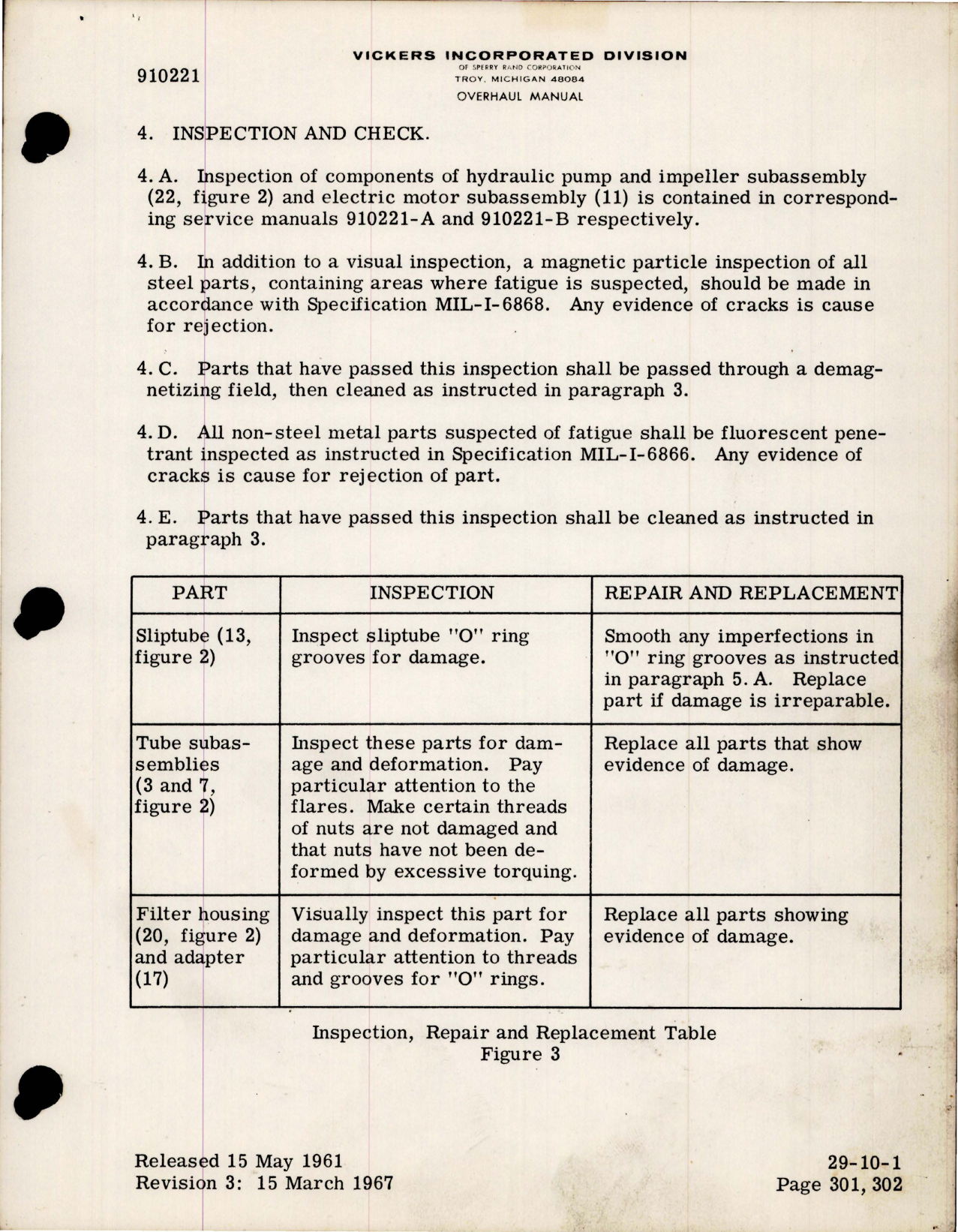 Sample page 7 from AirCorps Library document: Overhaul Manual for Hydraulic Motorpump - Models EA-50182-7 and EA-50182-8 - Revision 4 