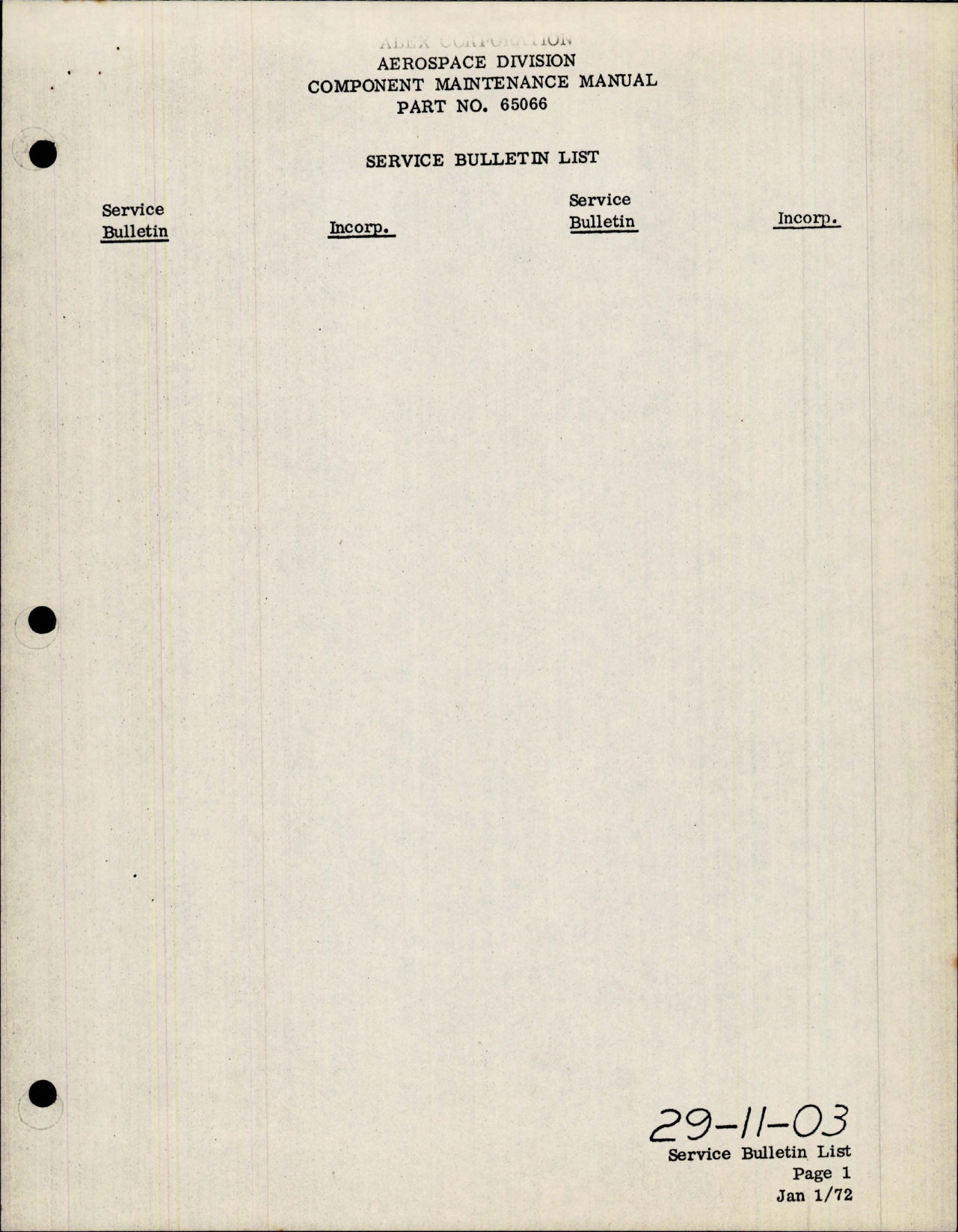 Sample page 5 from AirCorps Library document: Component Maintenance Manual for Hydraulic Pump - Part 65066 - Model AP15V-14 