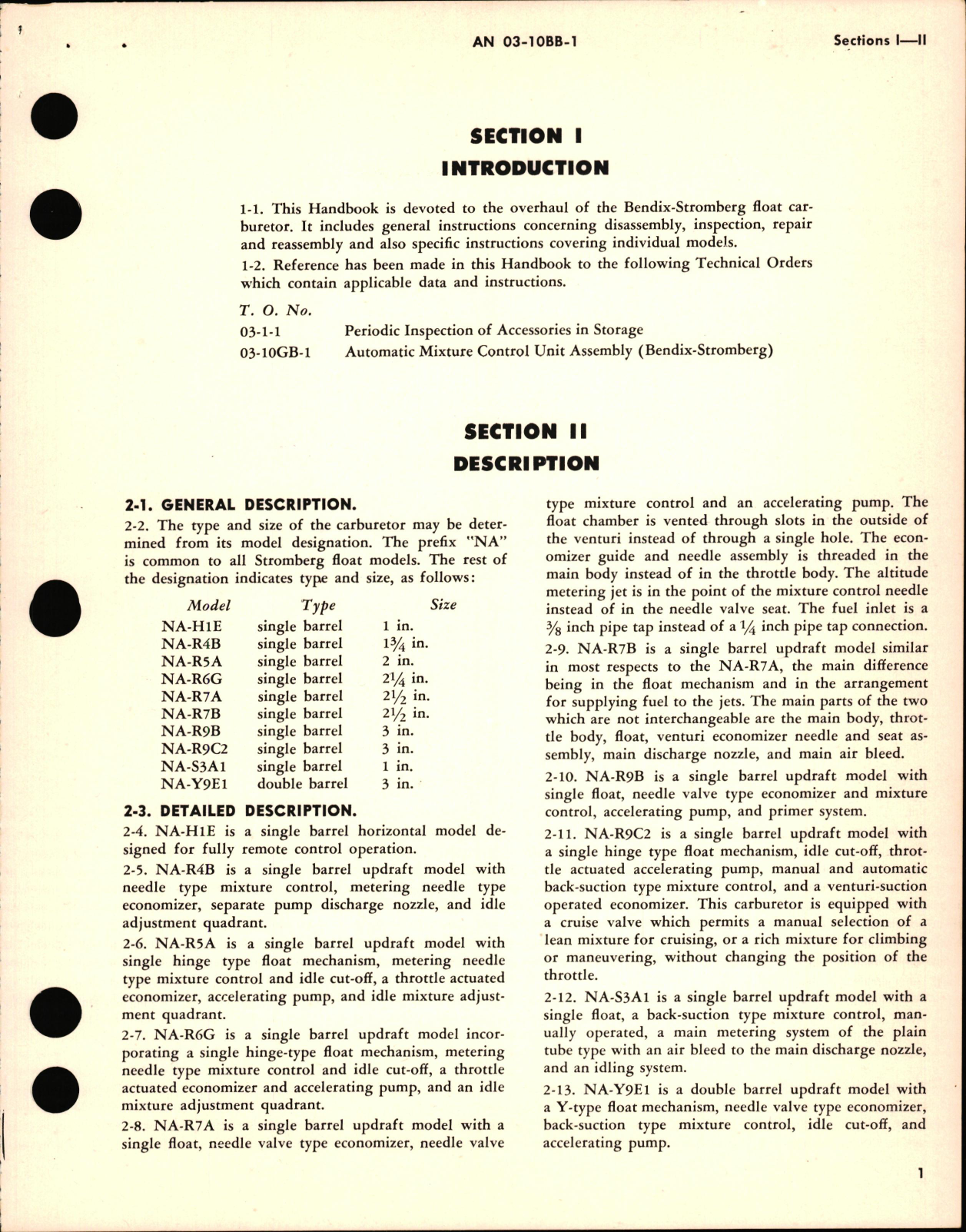 Sample page 5 from AirCorps Library document: Overhaul Instructions for Float Type Carburetors - NA Series