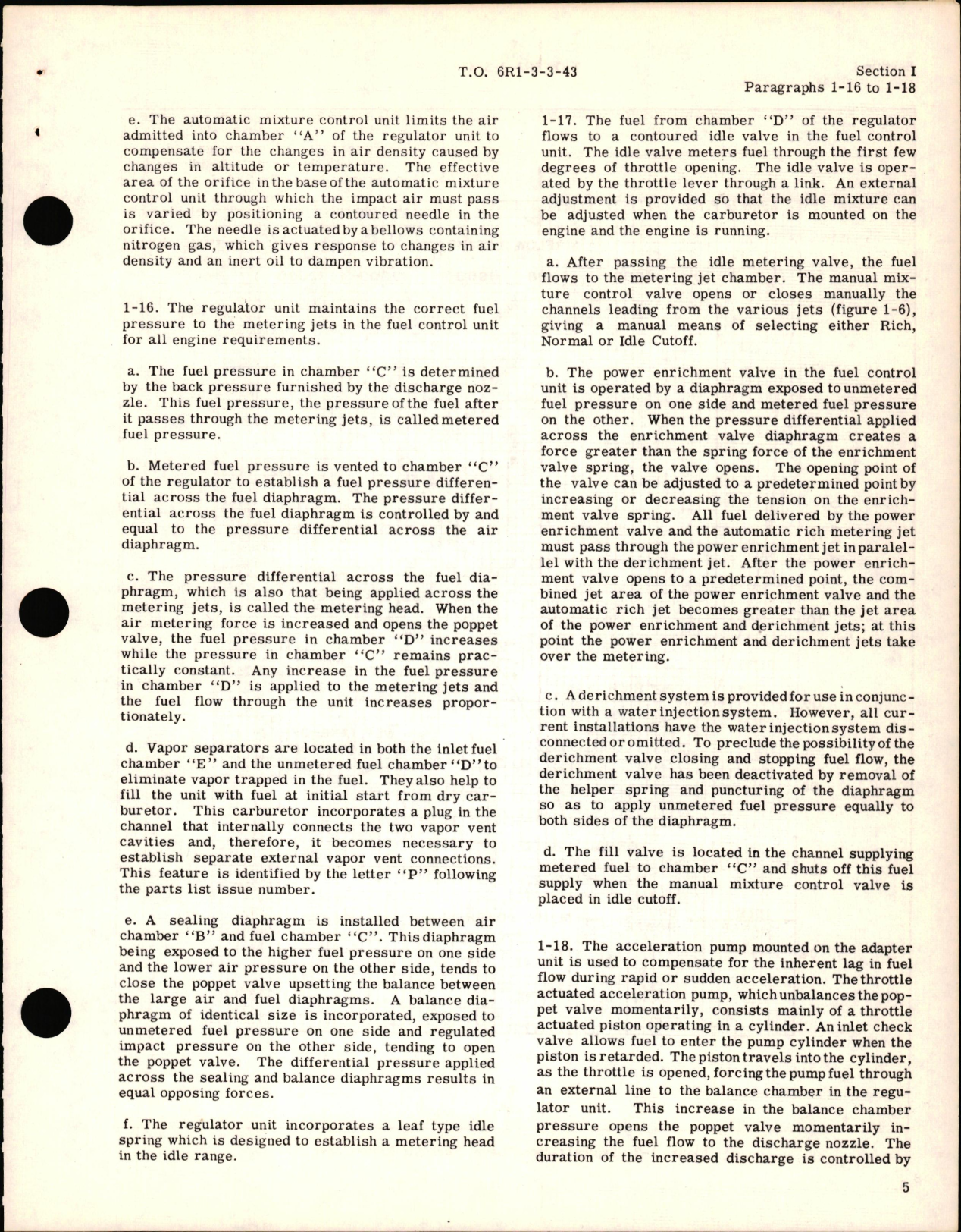 Sample page 9 from AirCorps Library document: Overhaul Instructions for Injection Carburetor Model PD-12K14 