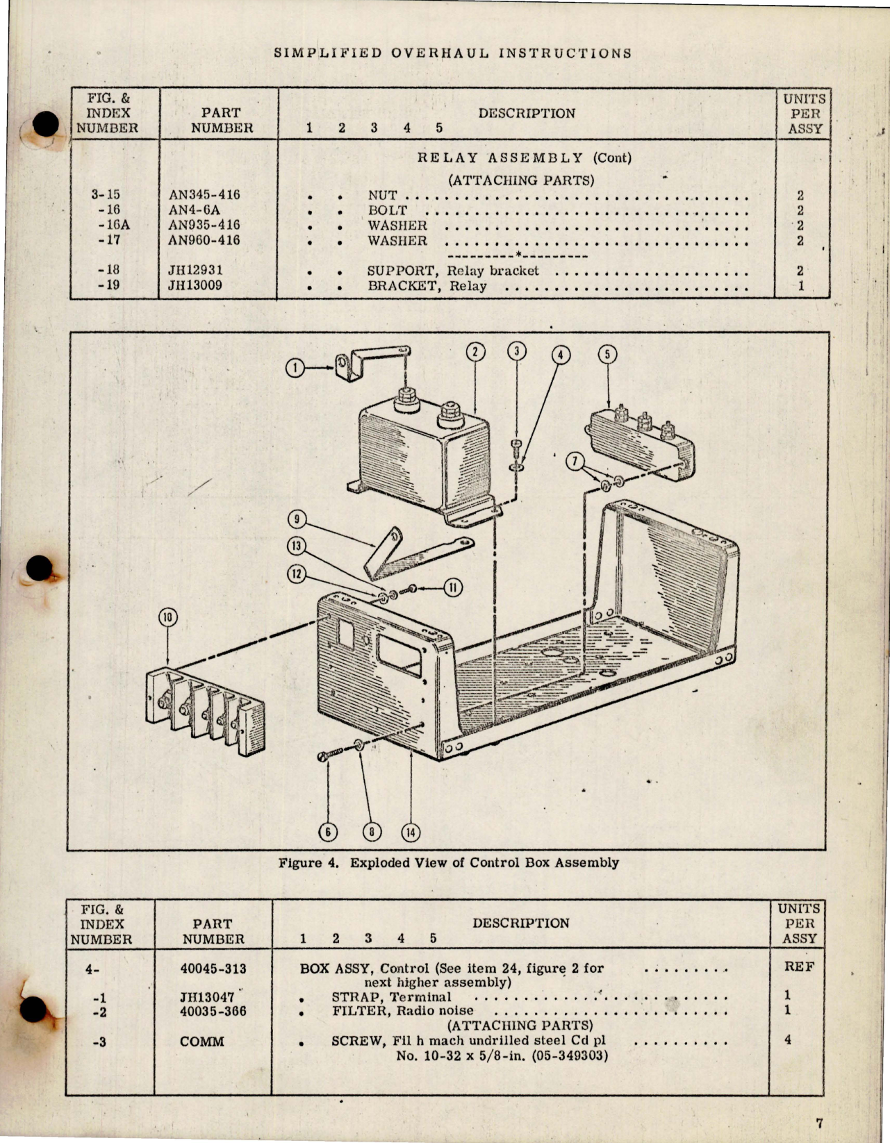 Sample page 7 from AirCorps Library document: Overhaul Instructions for Inverter - 3000 VA - Model F45-10 