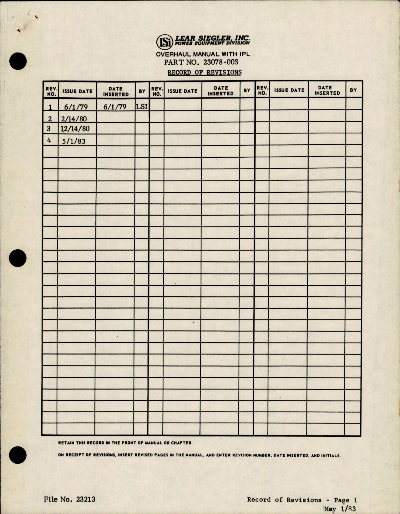 Sample page 5 from AirCorps Library document: Overhaul Manual with Parts List for  DC Starter Generator 