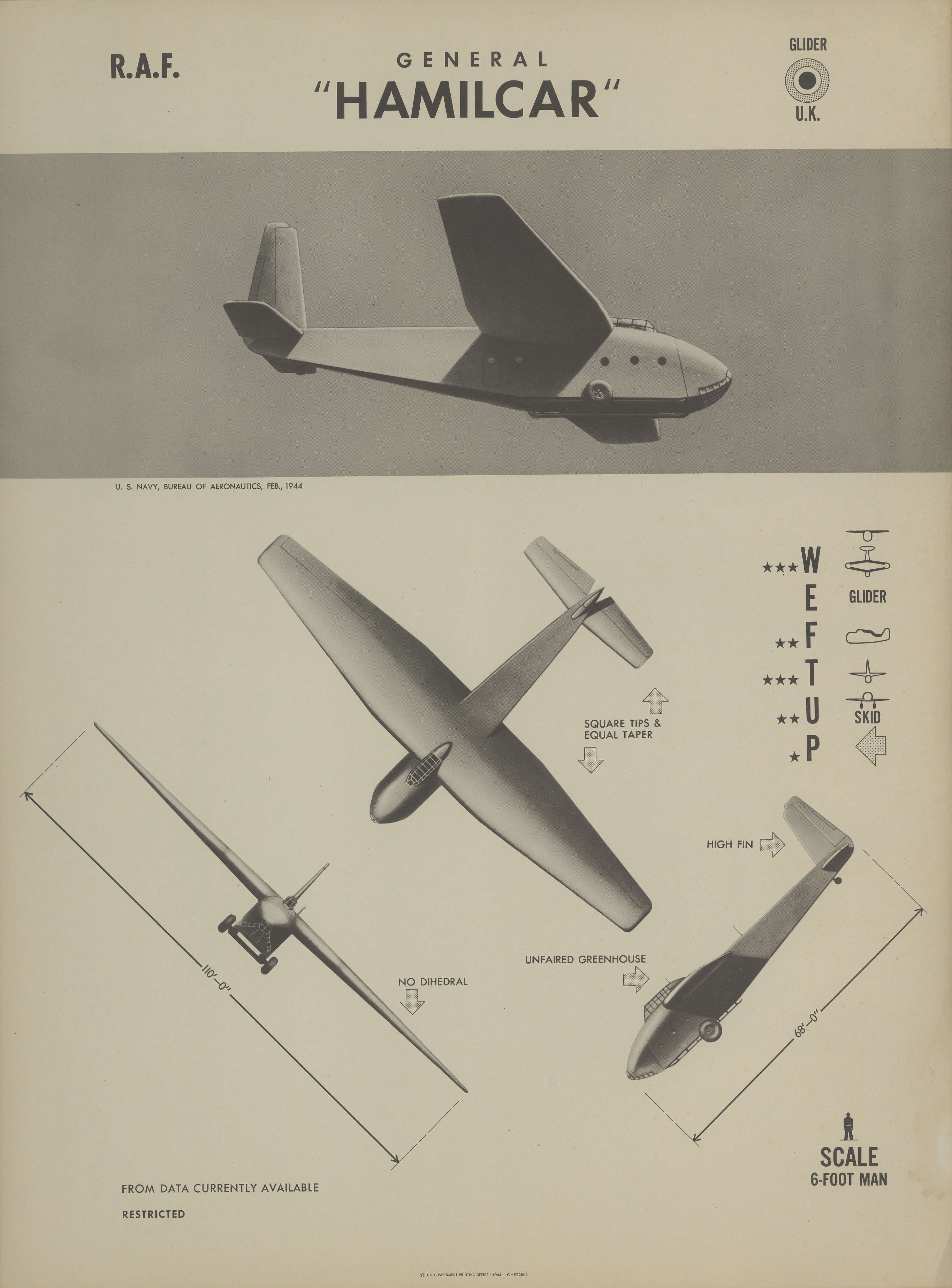 Sample page 1 from AirCorps Library document: General Hamilcar Recognition Poster