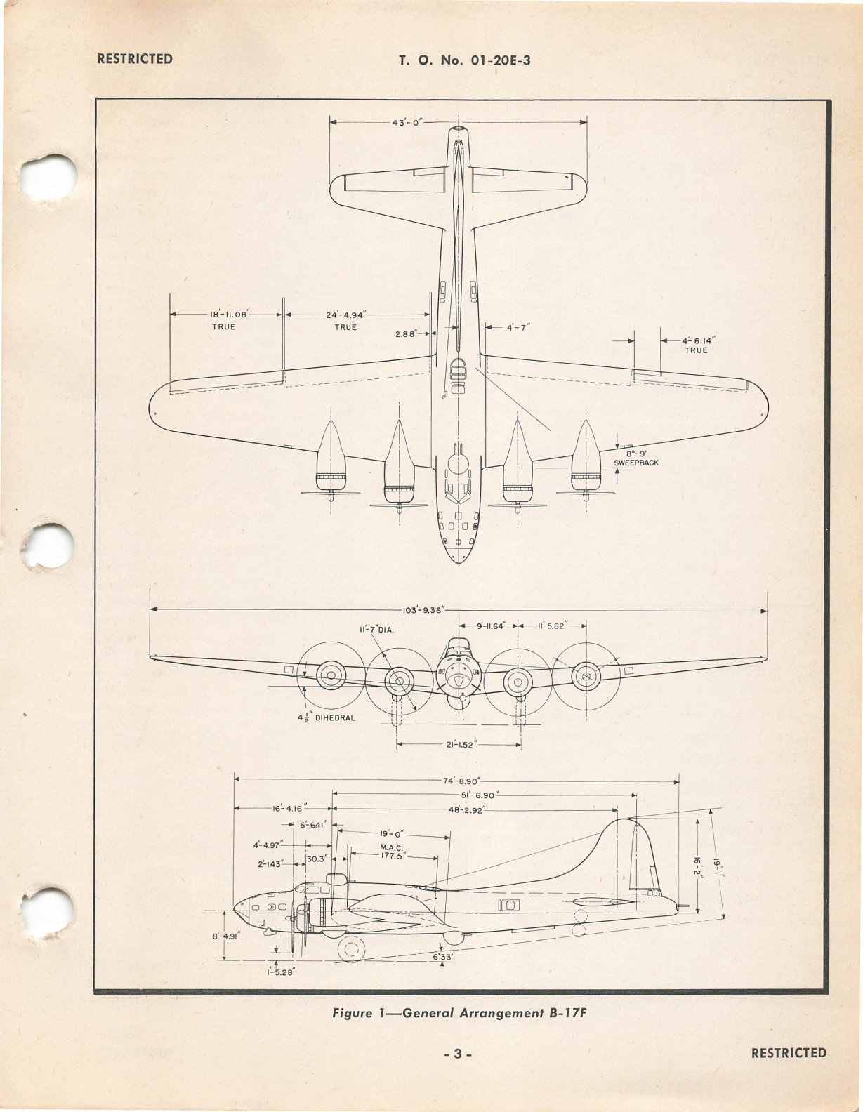 Sample page 9 from AirCorps Library document: Structural Repair Instructions for the B-17E, B-17F, B-17G, RB-17E and QB-17G