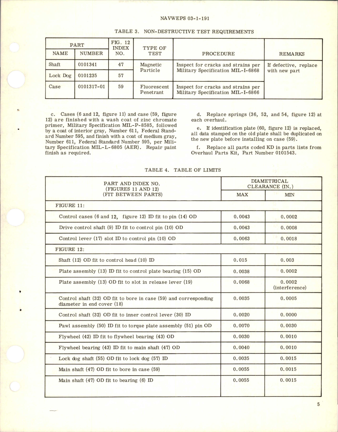 Sample page 7 from AirCorps Library document: Overhaul Instructions with Parts Breakdown for Shoulder Harness Take-Up Reels - Parts 0101916-0 and 0101919-0 