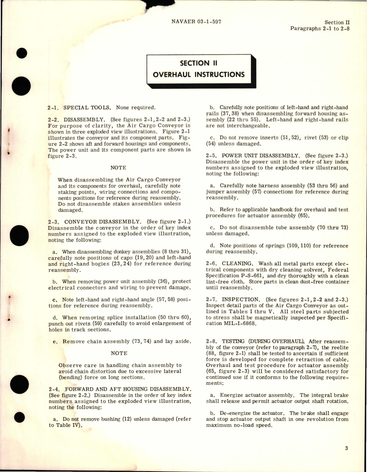 Sample page 5 from AirCorps Library document: Overhaul Instructions for Air Cargo Conveyor - Part 74500