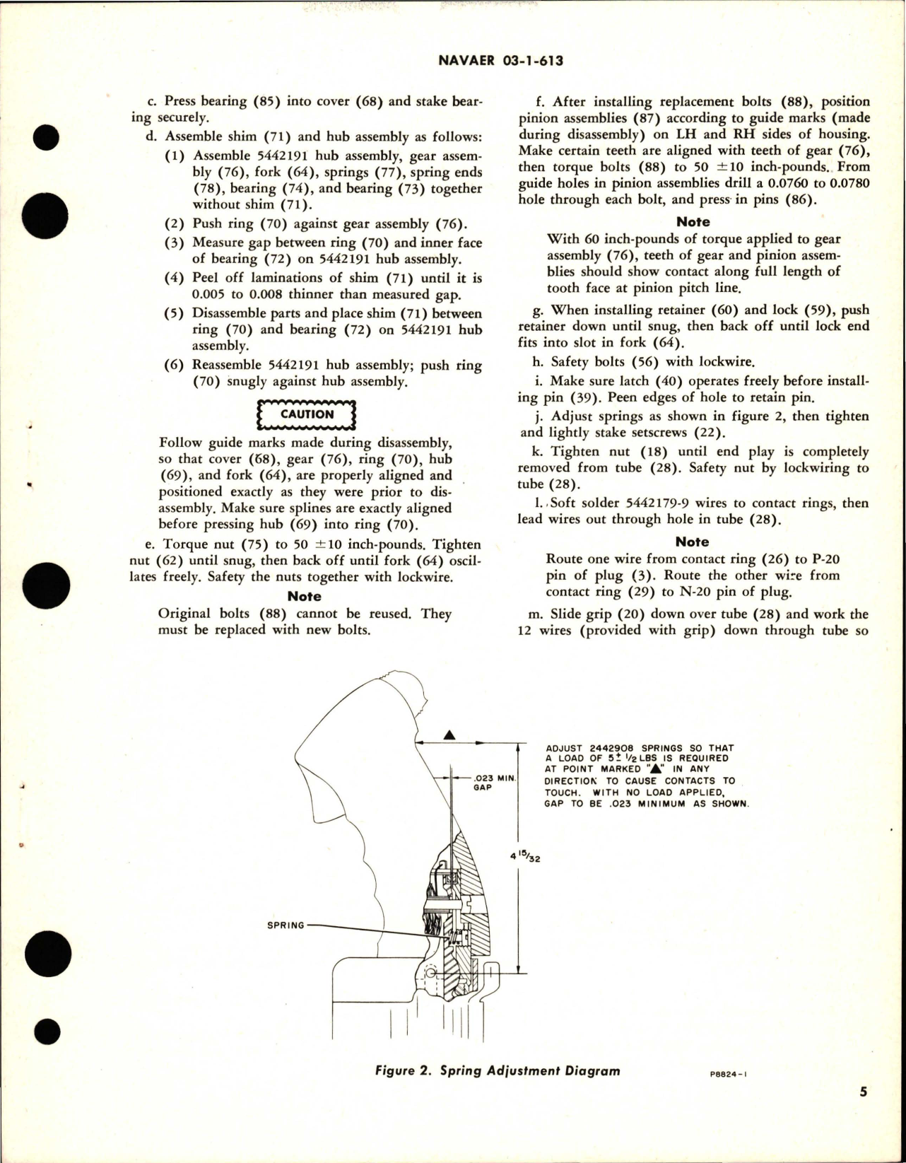 Sample page 5 from AirCorps Library document: Overhaul Instructions with Parts Breakdown for Pilot's Control Stick Assembly and Control Mixer Assembly