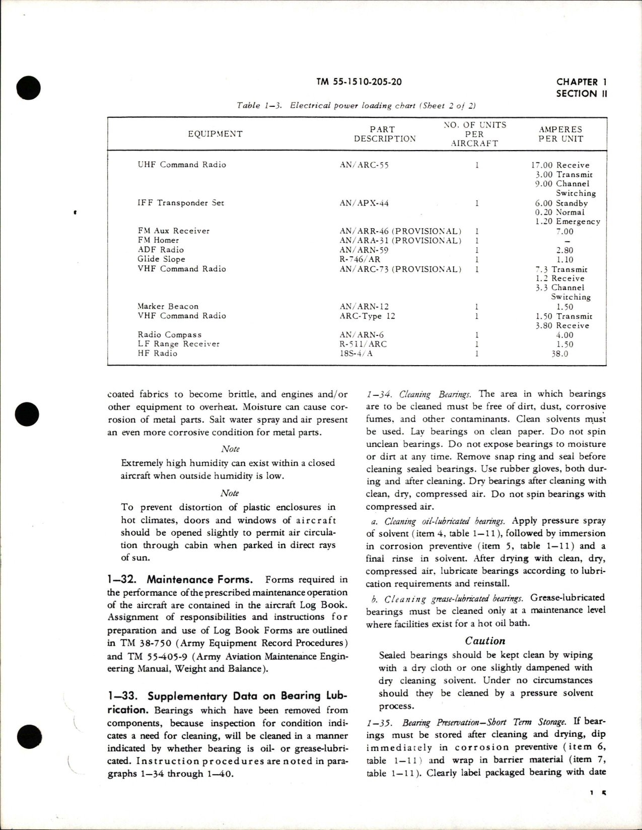 Sample page 9 from AirCorps Library document: Organizational Maintenance Manual for U-1A Otter