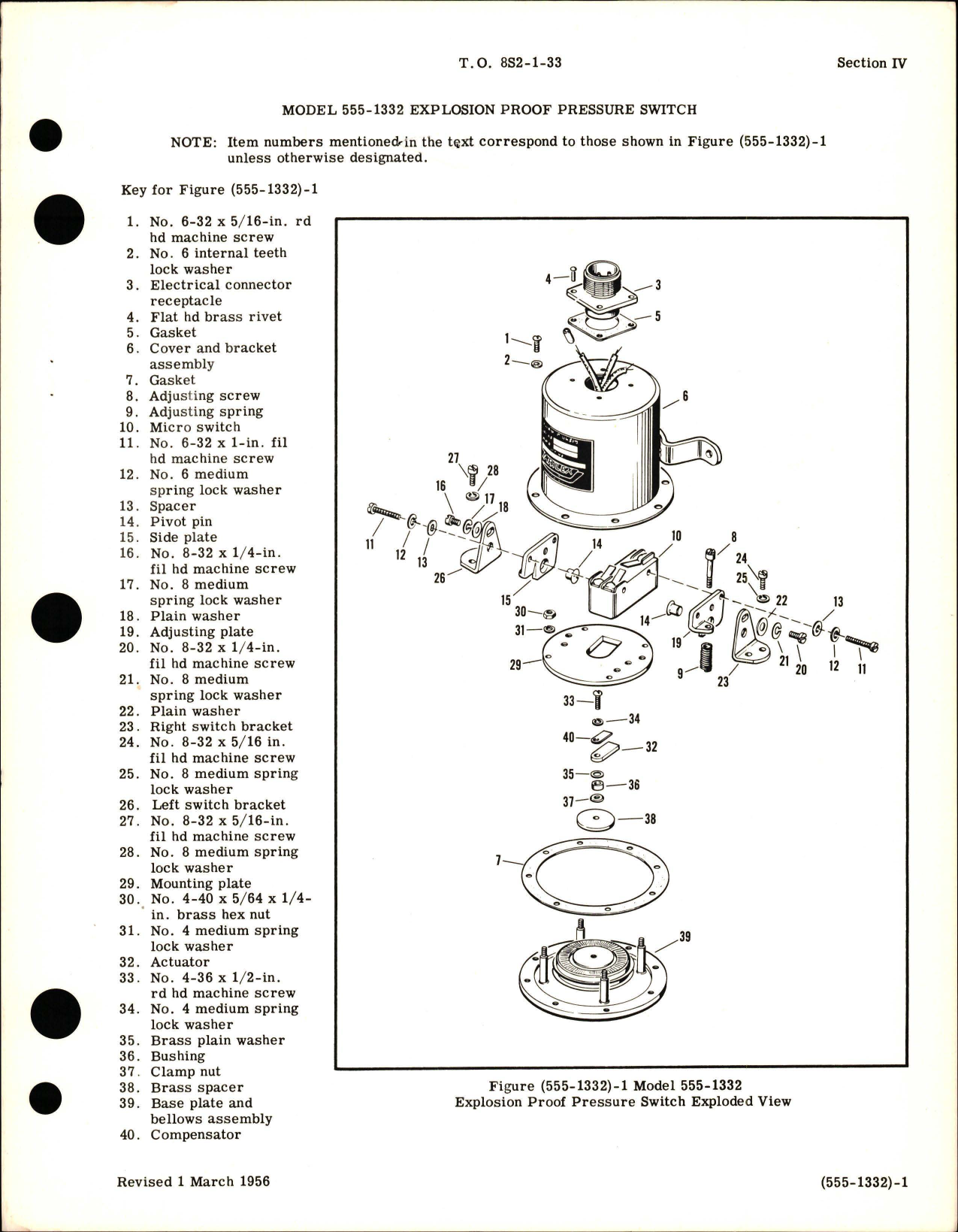 Sample page 5 from AirCorps Library document: Overhaul Instructions for Pressure Control Switches 