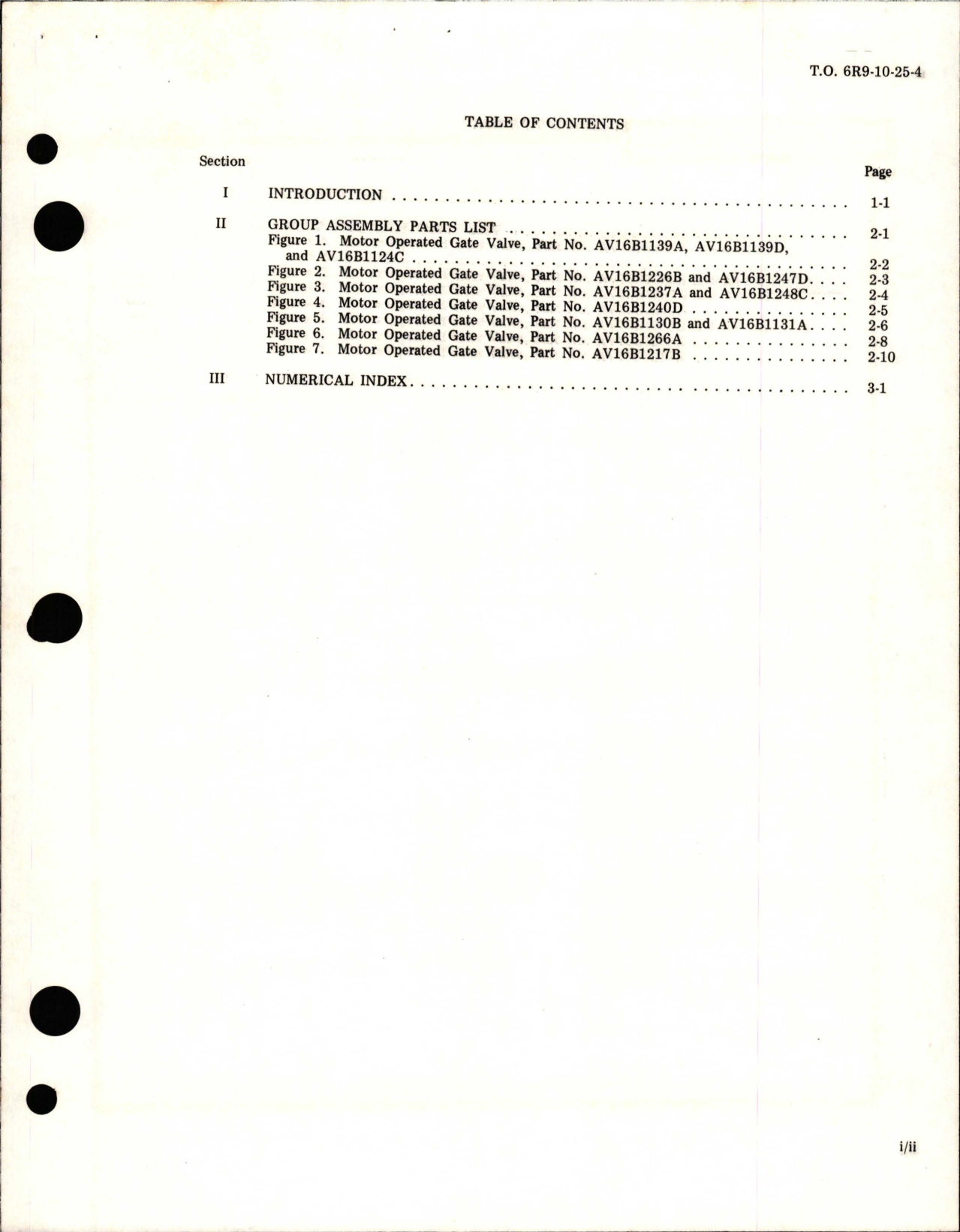 Sample page 5 from AirCorps Library document: Illustrated Parts Breakdown for Motor Operated Gate Valves - AV16B Series - Part AV16B1139A and Similar Valves 