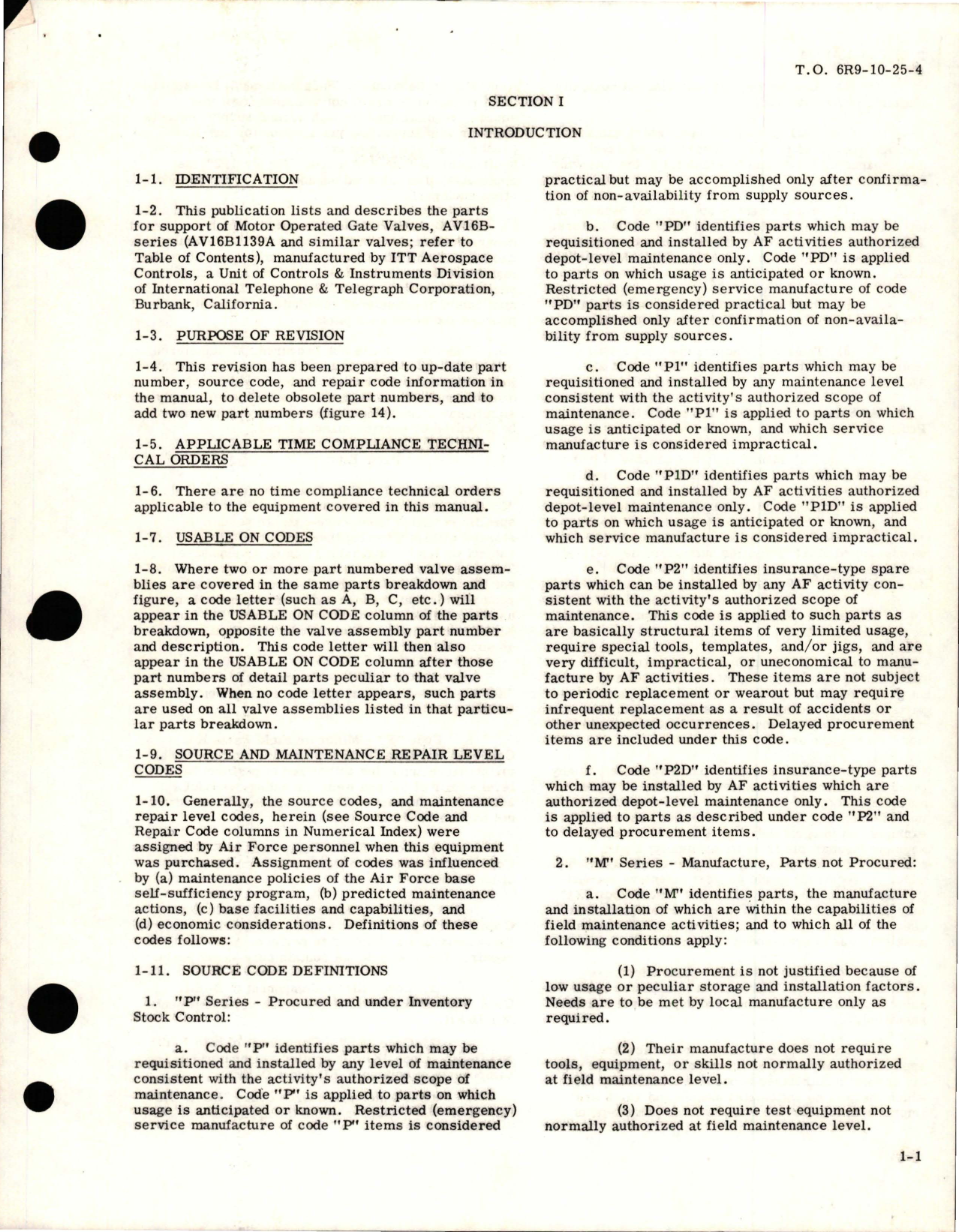Sample page 7 from AirCorps Library document: Illustrated Parts Breakdown for Motor Operated Gate Valves - AV16B Series - Part AV16B1139A and Similar Valves 