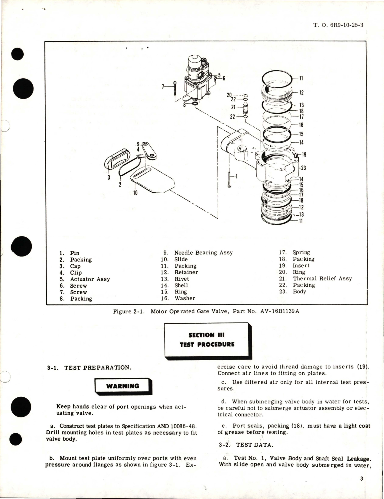 Sample page 9 from AirCorps Library document: Overhaul Instructions for Motor Operated Gate Valve - AV-16B Series - Part AV-16B1139A and Similar Valves