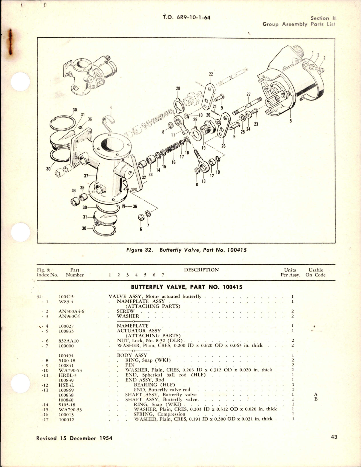 Sample page 7 from AirCorps Library document: Illustrated Parts Breakdown for Butterfly Valves 