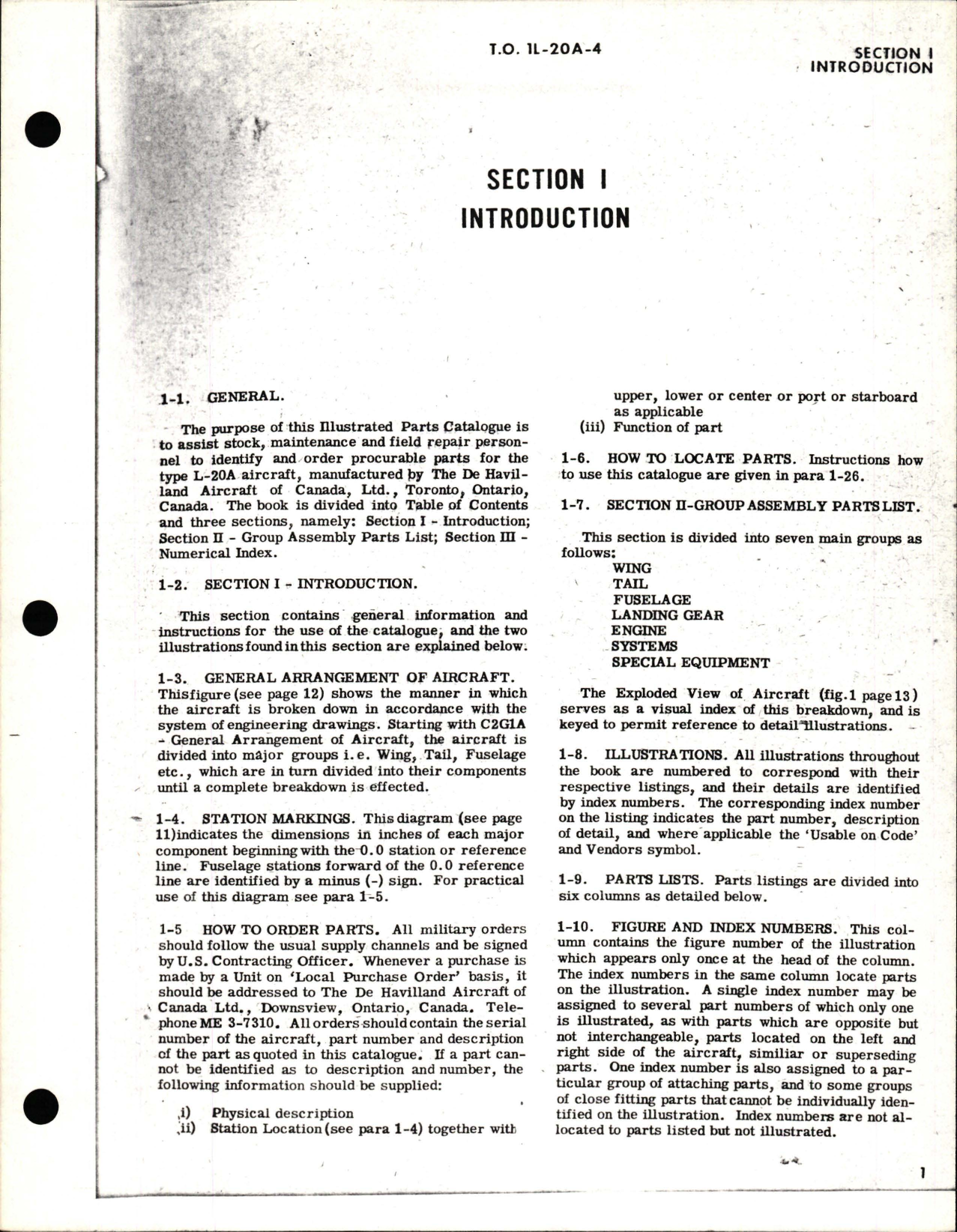Sample page 8 from AirCorps Library document: Illustrated Parts Breakdown for L-20A Beaver