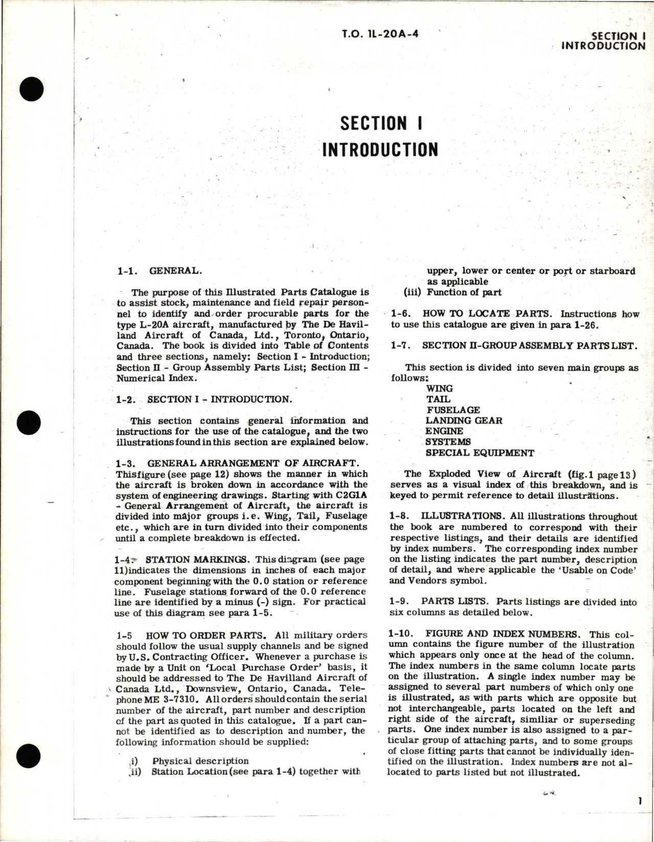 Sample page 9 from AirCorps Library document: Illustrated Parts Breakdown for L-20A Beaver