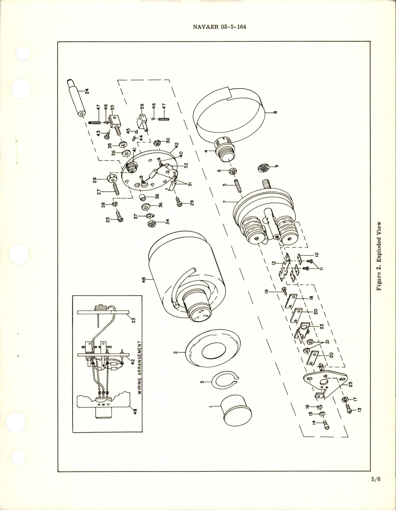 Sample page 5 from AirCorps Library document: Overhaul Instructions with Parts Breakdown for Engine Oil Pressure Switch - Type 3153-3A-250