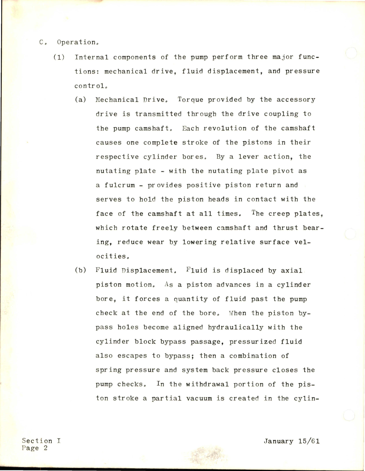 Sample page 7 from AirCorps Library document: Overhaul Manual for Stratopower Hydraulic Pump - Model 65W01011 