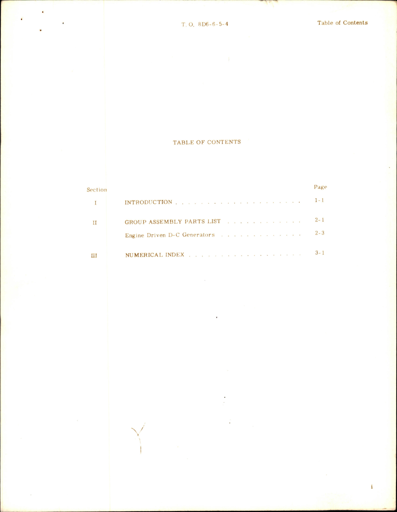 Sample page 5 from AirCorps Library document: Illustrated Parts Breakdown for Engine Driven D-C Generator