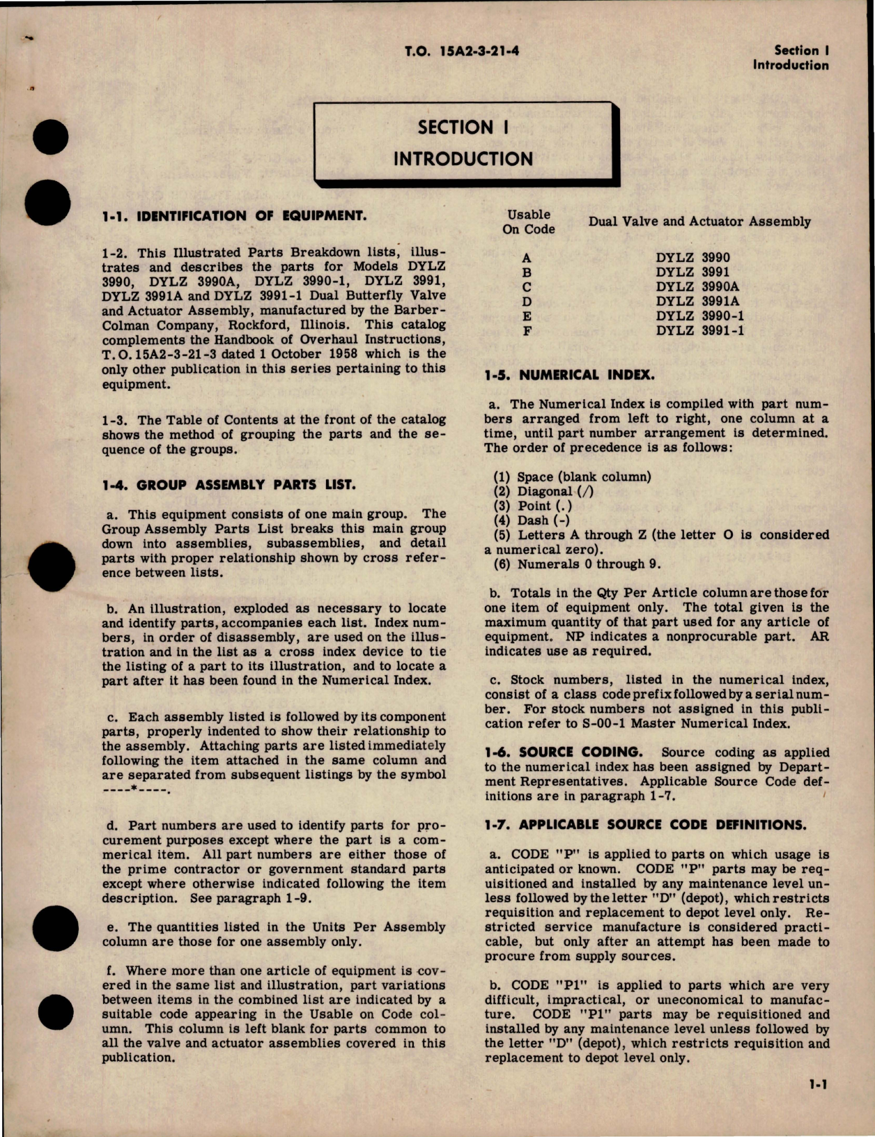 Sample page 5 from AirCorps Library document: Illustrated Parts Breakdown for Dual Valve and Actuator Assembly 