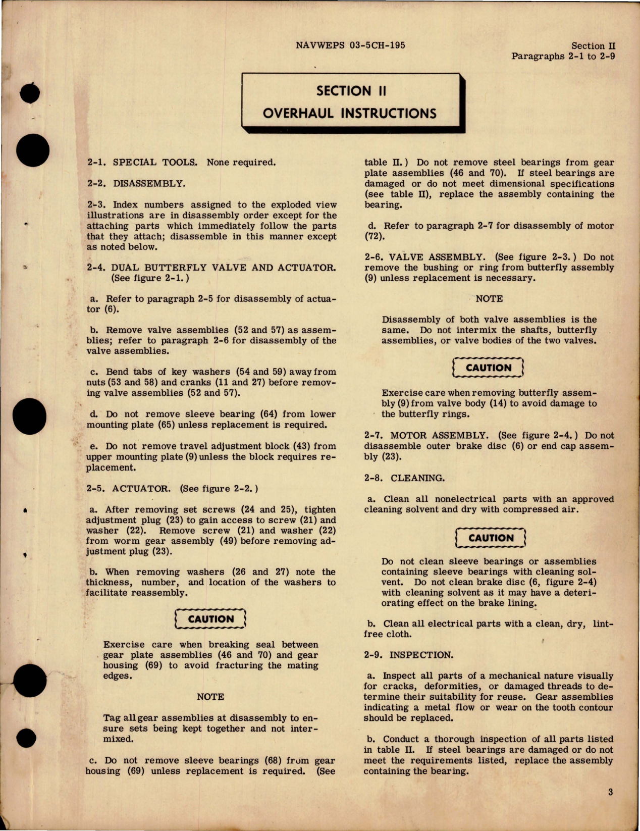 Sample page 7 from AirCorps Library document: Overhaul Instructions for Dual Valve and Actuator Assembly 