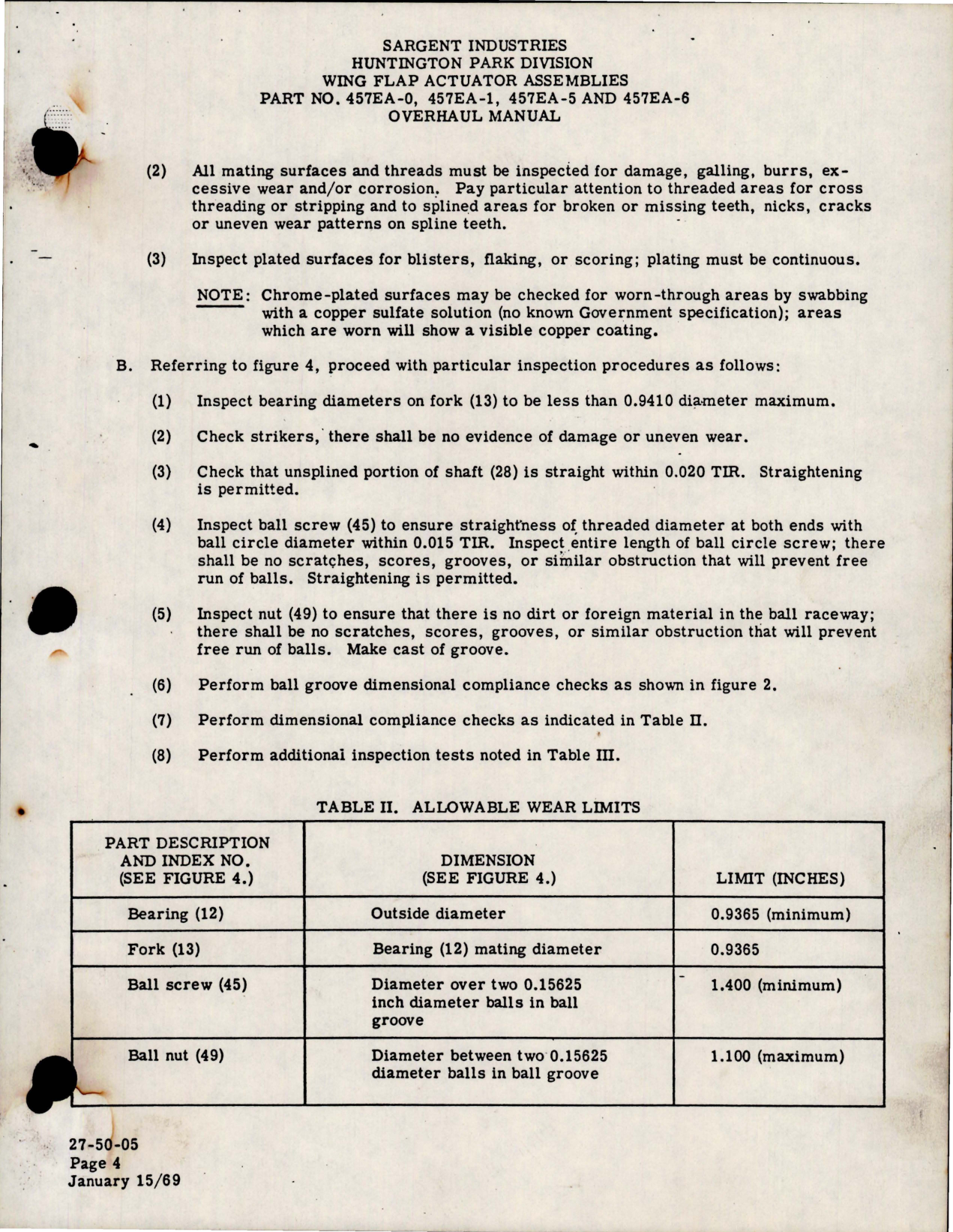 Sample page 5 from AirCorps Library document: Overhaul Manual for Wing Flap Actuator Assemblies
